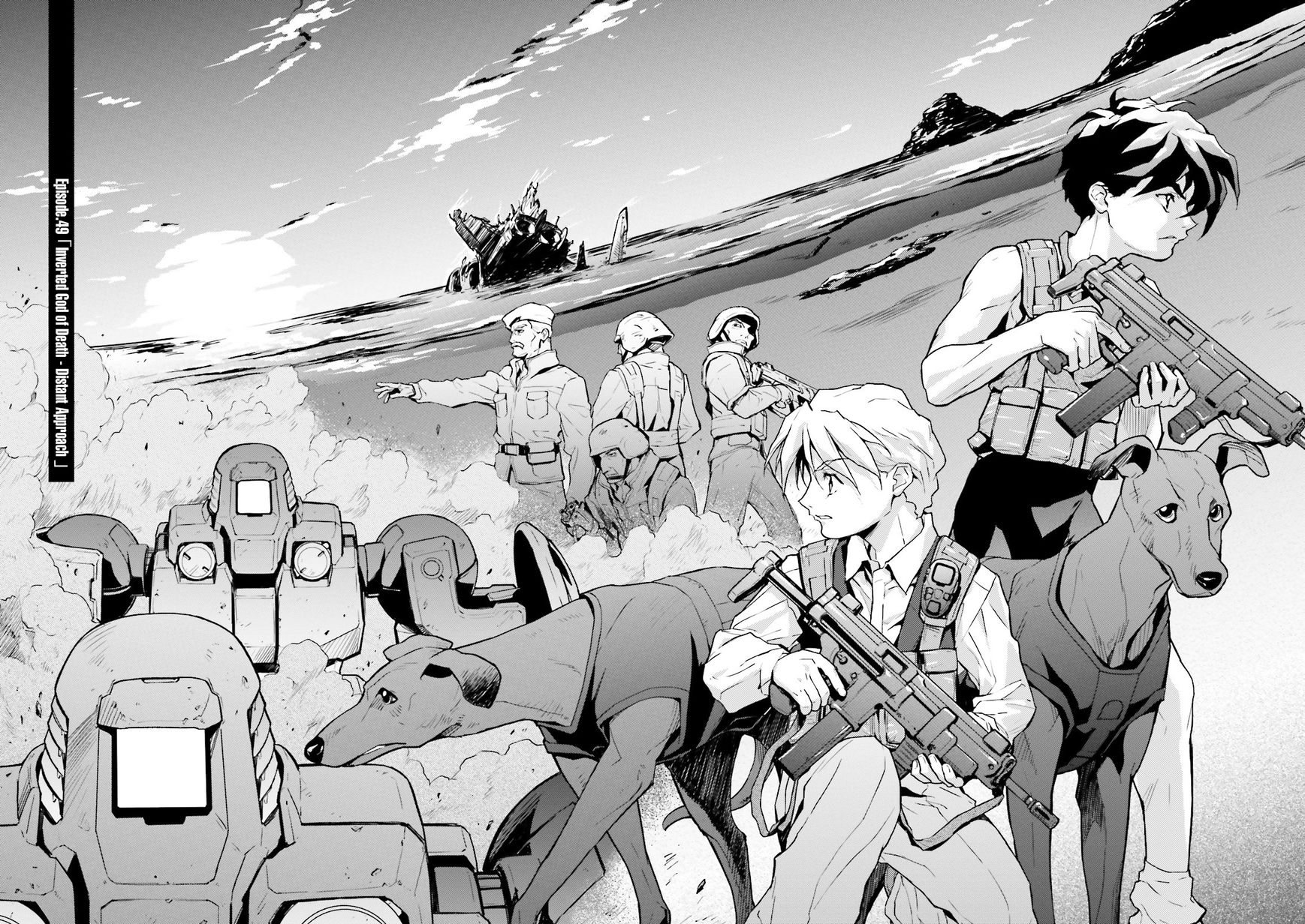 Shin Kidou Senki Gundam W: Endless Waltz - Haishatachi no Eikou Chapter 49 page 1 - Chapter 49 : Episode.49 - Inverted God of Death - Distant Approach