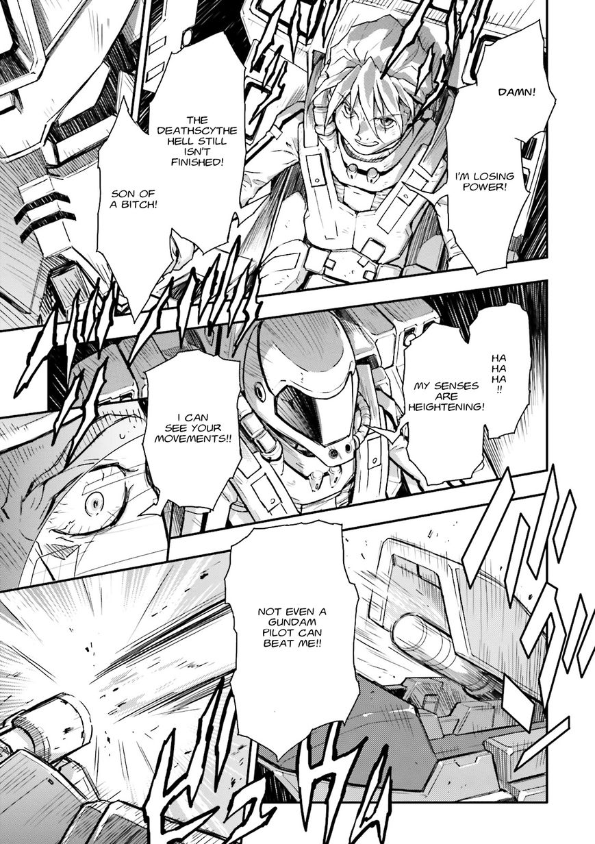 Shin Kidou Senki Gundam W: Endless Waltz - Haishatachi no Eikou Chapter 49 page 15 - Chapter 49 : Episode.49 - Inverted God of Death - Distant Approach