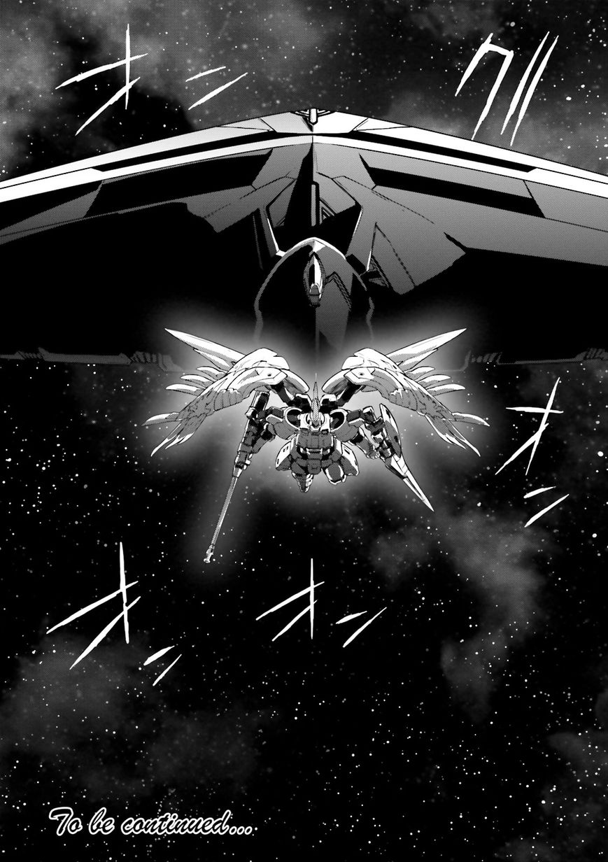 Shin Kidou Senki Gundam W: Endless Waltz - Haishatachi no Eikou Chapter 49 page 28 - Chapter 49 : Episode.49 - Inverted God of Death - Distant Approach