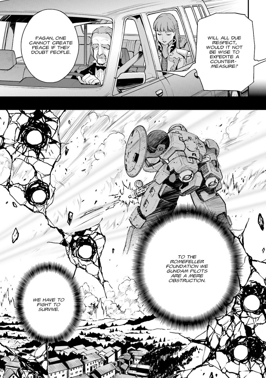 Shin Kidou Senki Gundam W: Endless Waltz - Haishatachi no Eikou Chapter 49 page 5 - Chapter 49 : Episode.49 - Inverted God of Death - Distant Approach
