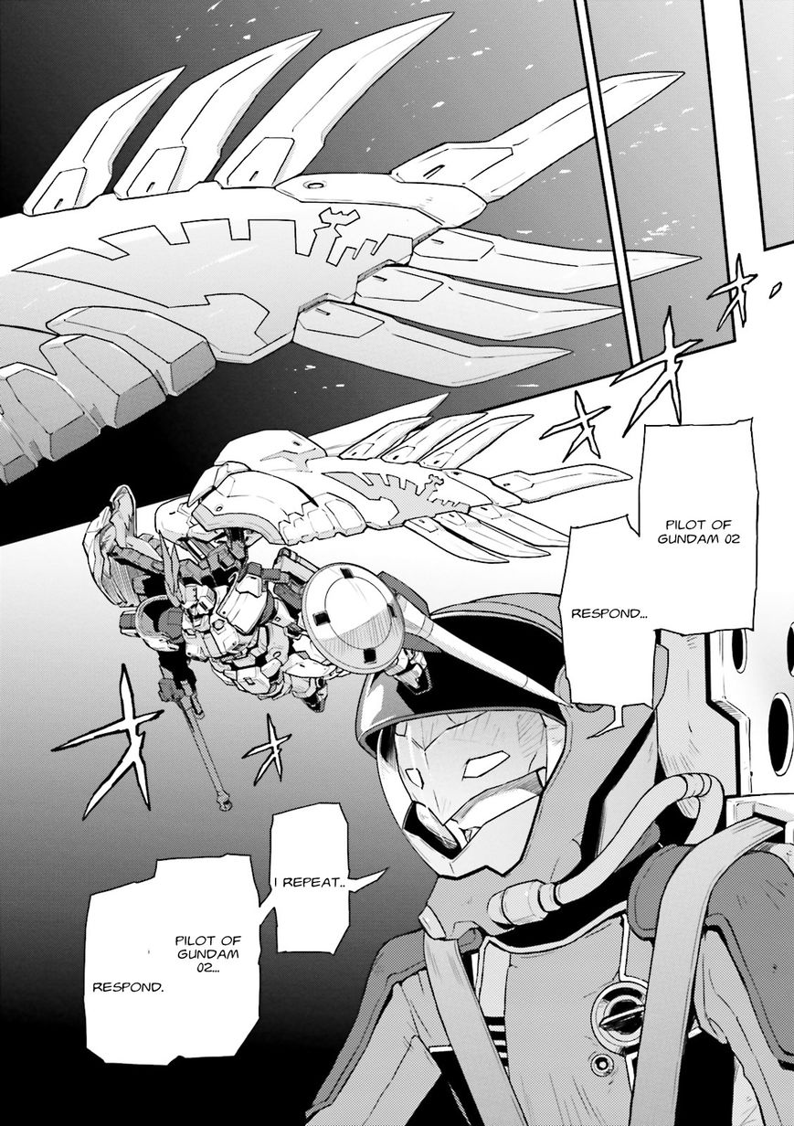 Shin Kidou Senki Gundam W: Endless Waltz - Haishatachi no Eikou Chapter 50 page 23 - Chapter 50 : Episode.50 - Moebius Chain - Lance and Shield