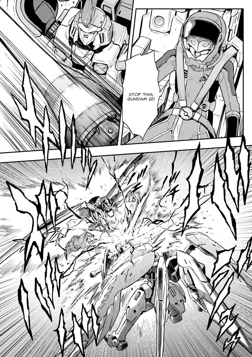 Shin Kidou Senki Gundam W: Endless Waltz - Haishatachi no Eikou Chapter 50 page 25 - Chapter 50 : Episode.50 - Moebius Chain - Lance and Shield