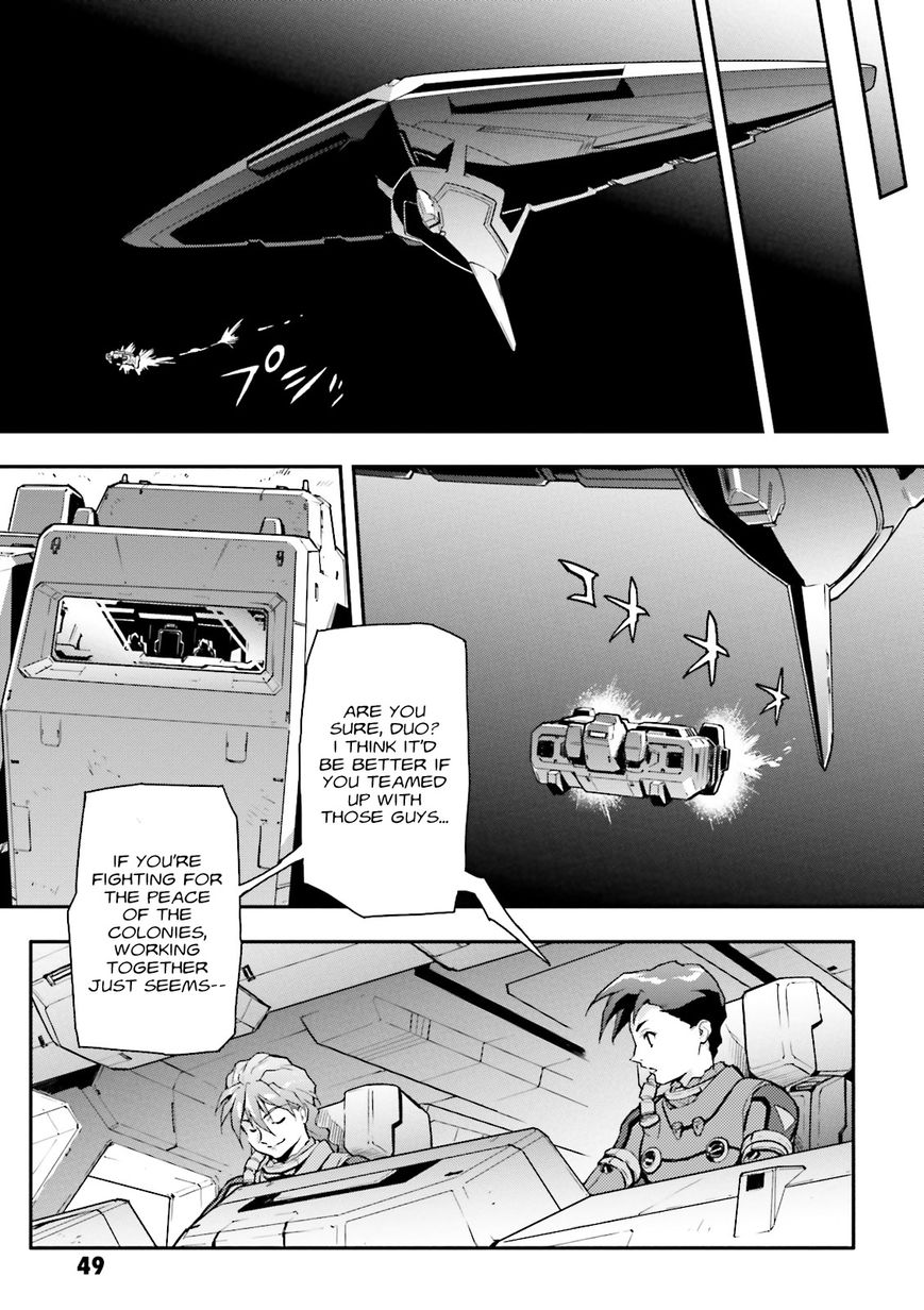 Shin Kidou Senki Gundam W: Endless Waltz - Haishatachi no Eikou Chapter 51 page 16 - Chapter 51 : Episode.51 - Moebius Chain - Glass Kingdom
