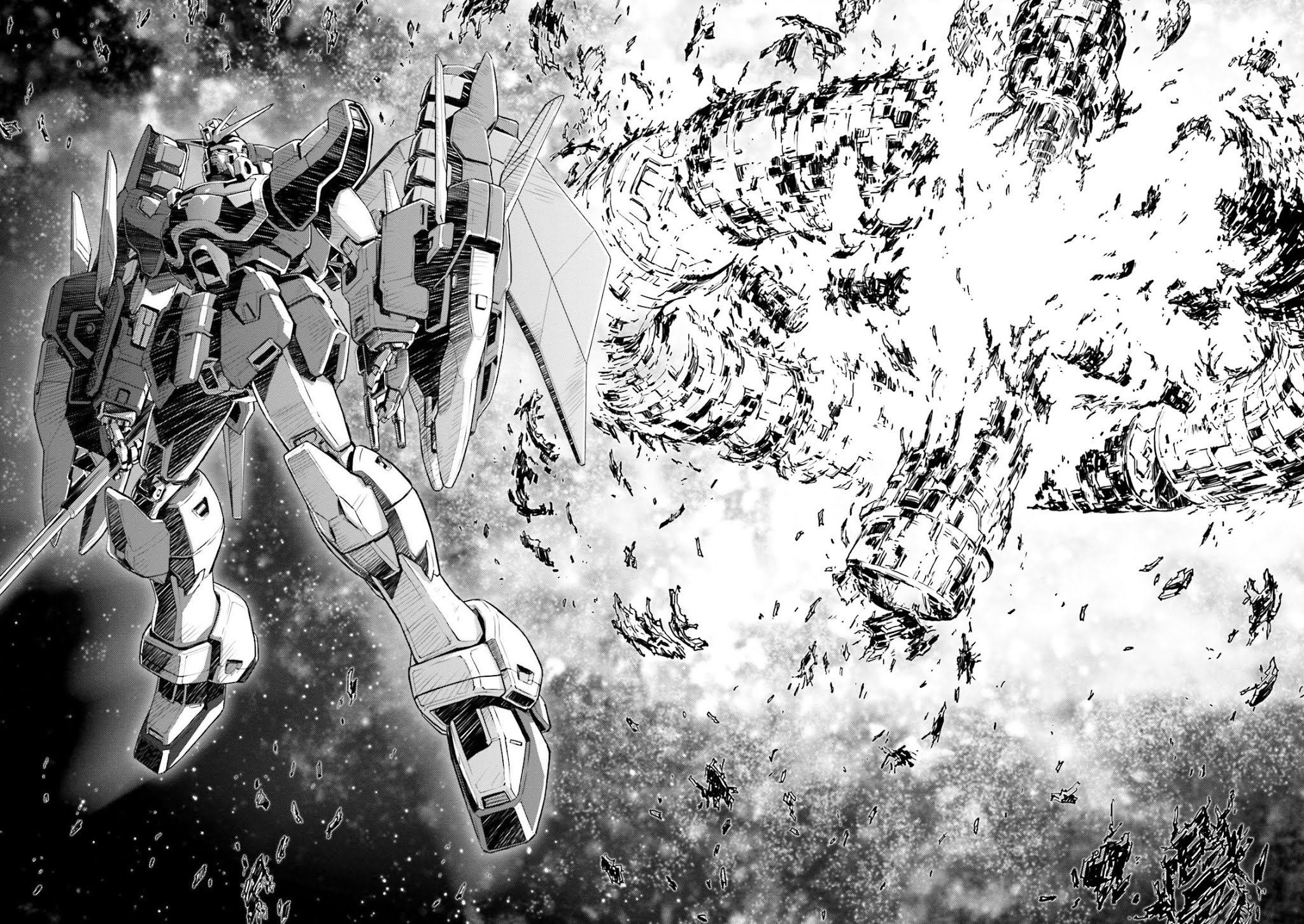 Shin Kidou Senki Gundam W: Endless Waltz - Haishatachi no Eikou Chapter 57 page 11 - Chapter 57 : Episode.57 - Fleeting Peace: Fleeting Collapse