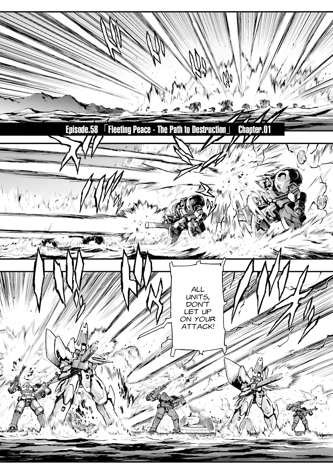 Shin Kidou Senki Gundam W: Endless Waltz - Haishatachi no Eikou Chapter 58 page 2 - Chapter 58 : Episode.58 - Fleeting Peace: Path to Destruction (PART.01)
