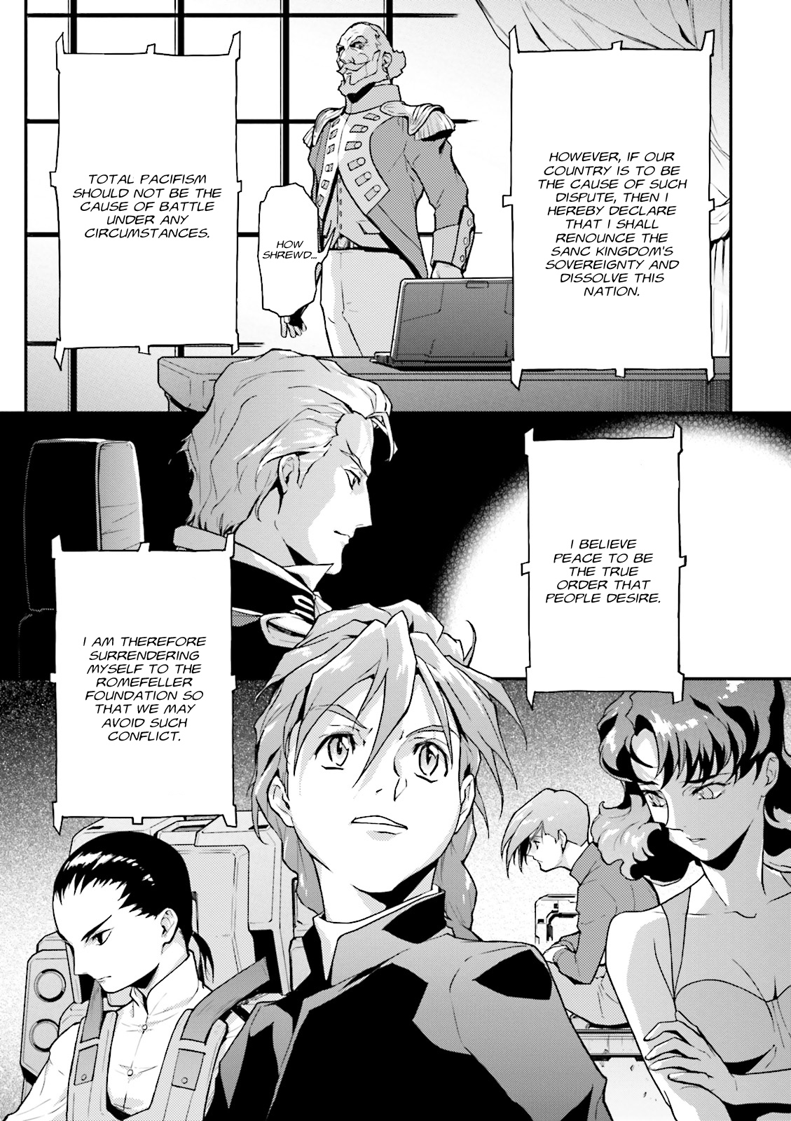 Shin Kidou Senki Gundam W: Endless Waltz - Haishatachi no Eikou Chapter 59 page 12 - Chapter 59 : Episode.59 - Fleeting Peace: Path to Destruction (PART.02)