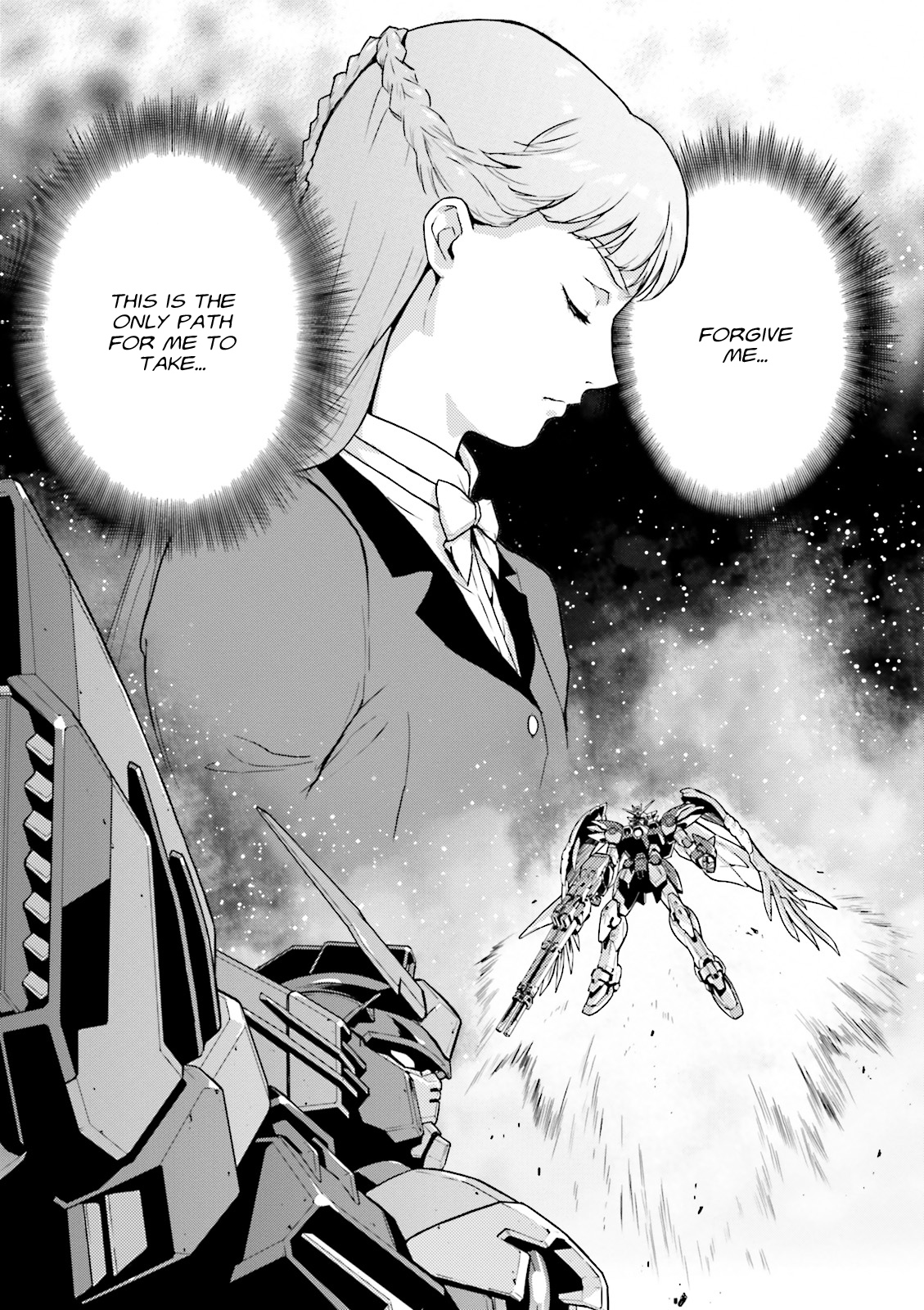 Shin Kidou Senki Gundam W: Endless Waltz - Haishatachi no Eikou Chapter 59 page 14 - Chapter 59 : Episode.59 - Fleeting Peace: Path to Destruction (PART.02)
