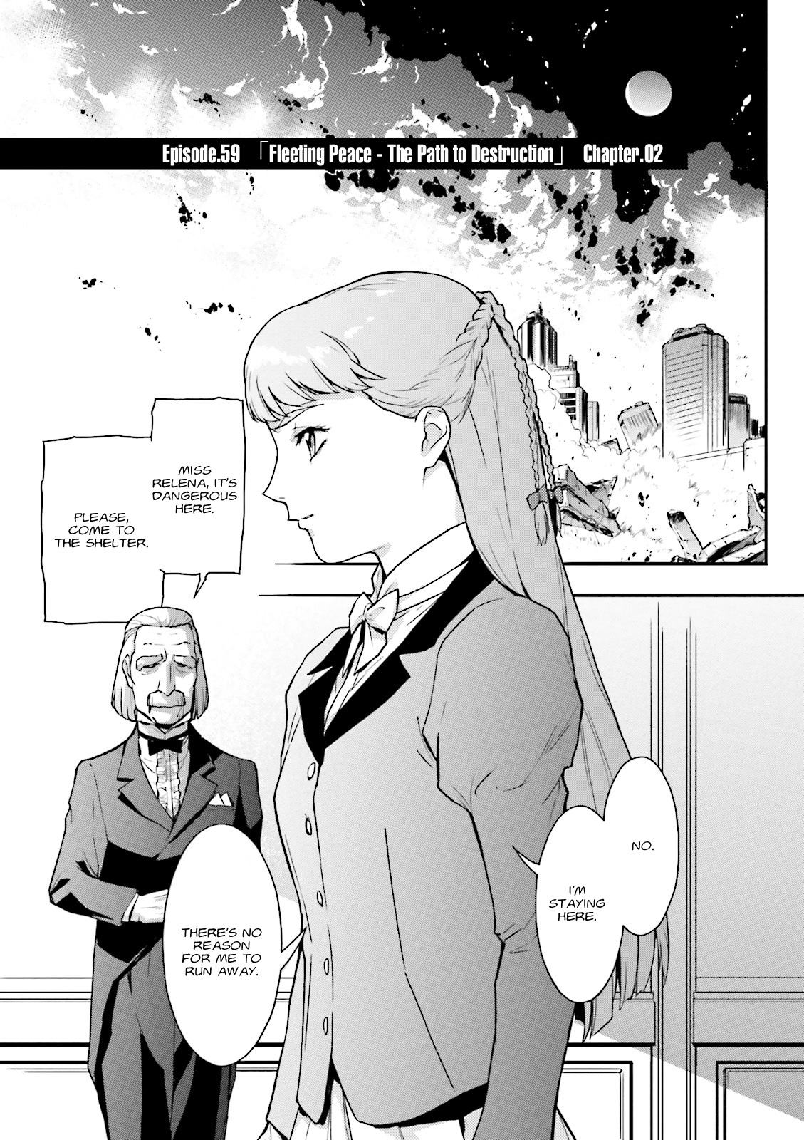 Shin Kidou Senki Gundam W: Endless Waltz - Haishatachi no Eikou Chapter 59 page 2 - Chapter 59 : Episode.59 - Fleeting Peace: Path to Destruction (PART.02)
