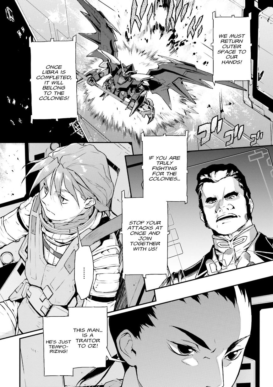 Shin Kidou Senki Gundam W: Endless Waltz - Haishatachi no Eikou Chapter 62 page 20 - Chapter 62 : The End of Peace - Choice to Return Chapter 1