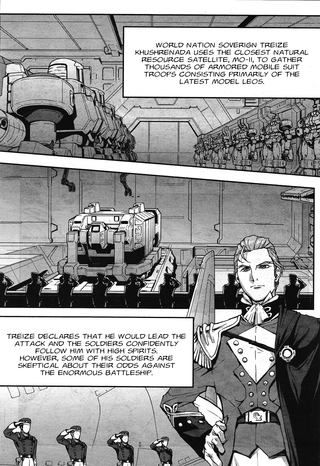 Shin Kidou Senki Gundam W: Endless Waltz - Haishatachi no Eikou Chapter 75 page 15 - Chapter 75: Eve Wars I: Go Forth, Gundam Team!!