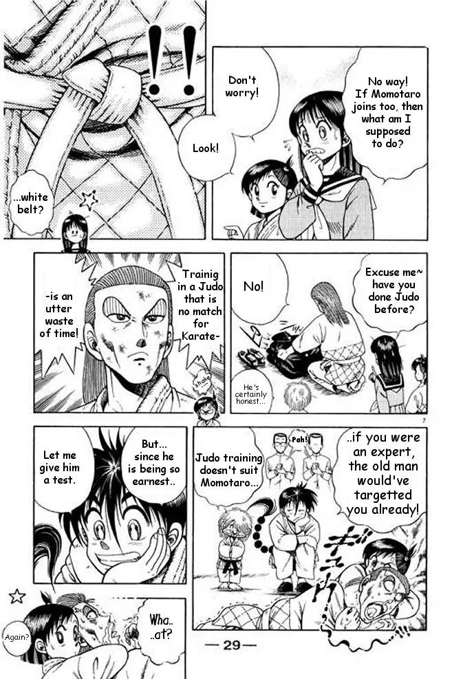 Shin Kotaro Makaritoru! Juudouhen Chapter 14 page 7 - Chapter 14: Sanshiro vs Momotaro - White Belt Fight!