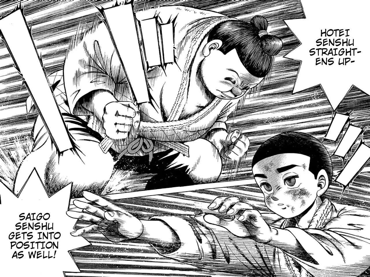 Shin Kotaro Makaritoru! Juudouhen Chapter 45 page 15 - Chapter 45: 'Invincible' Sanshiro VS 'Departmental Store of Super Skills' Hotei!