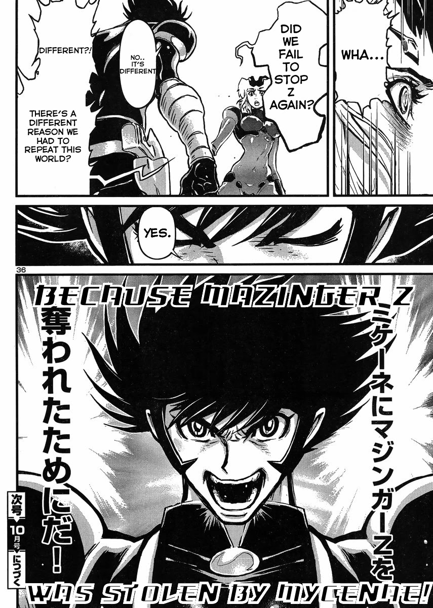 Shin Mazinger Zero vs Ankoku Daishougun Chapter 20 page 36 - Chapter 20