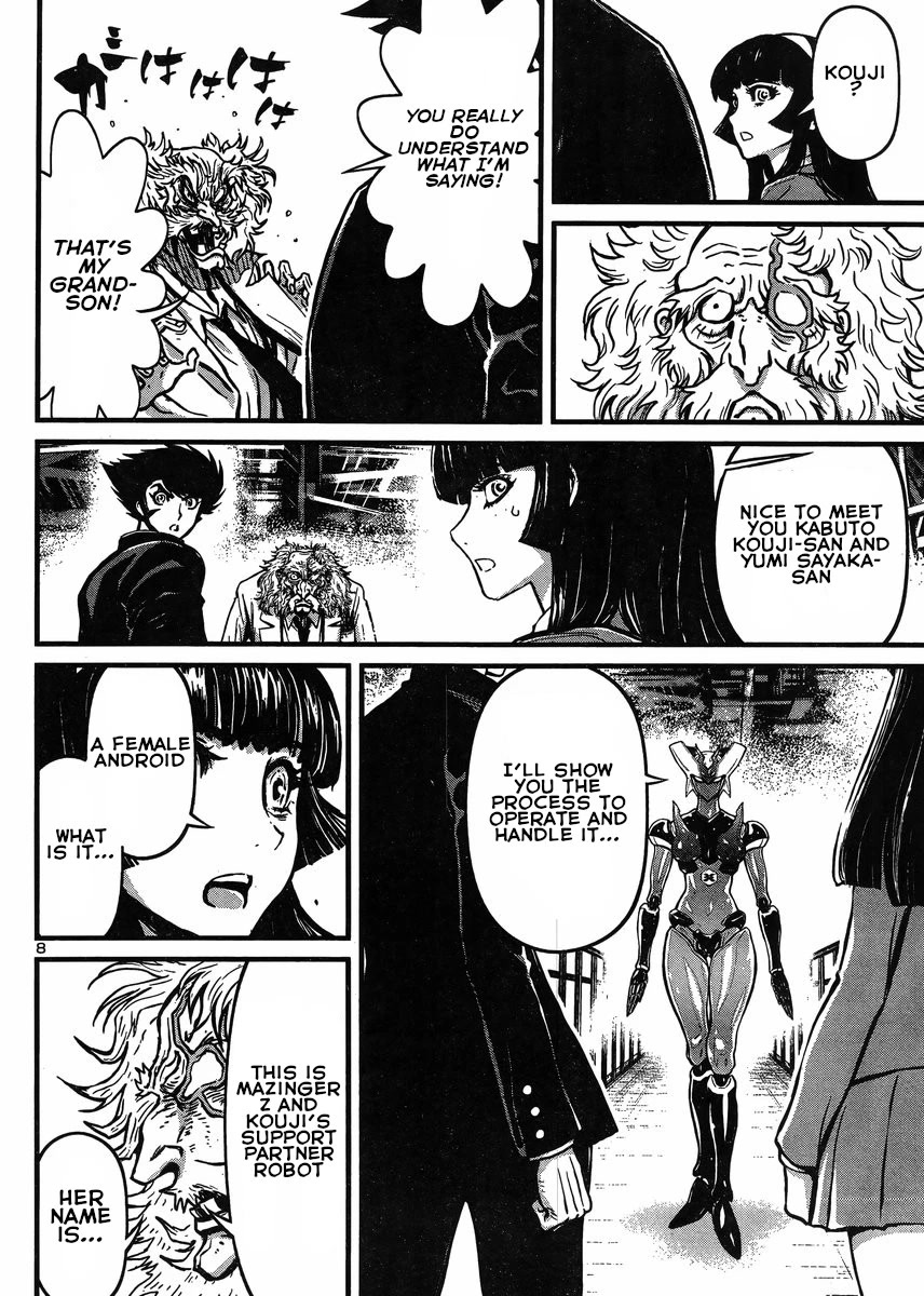 Shin Mazinger Zero vs Ankoku Daishougun Chapter 29 page 8 - Chapter 29
