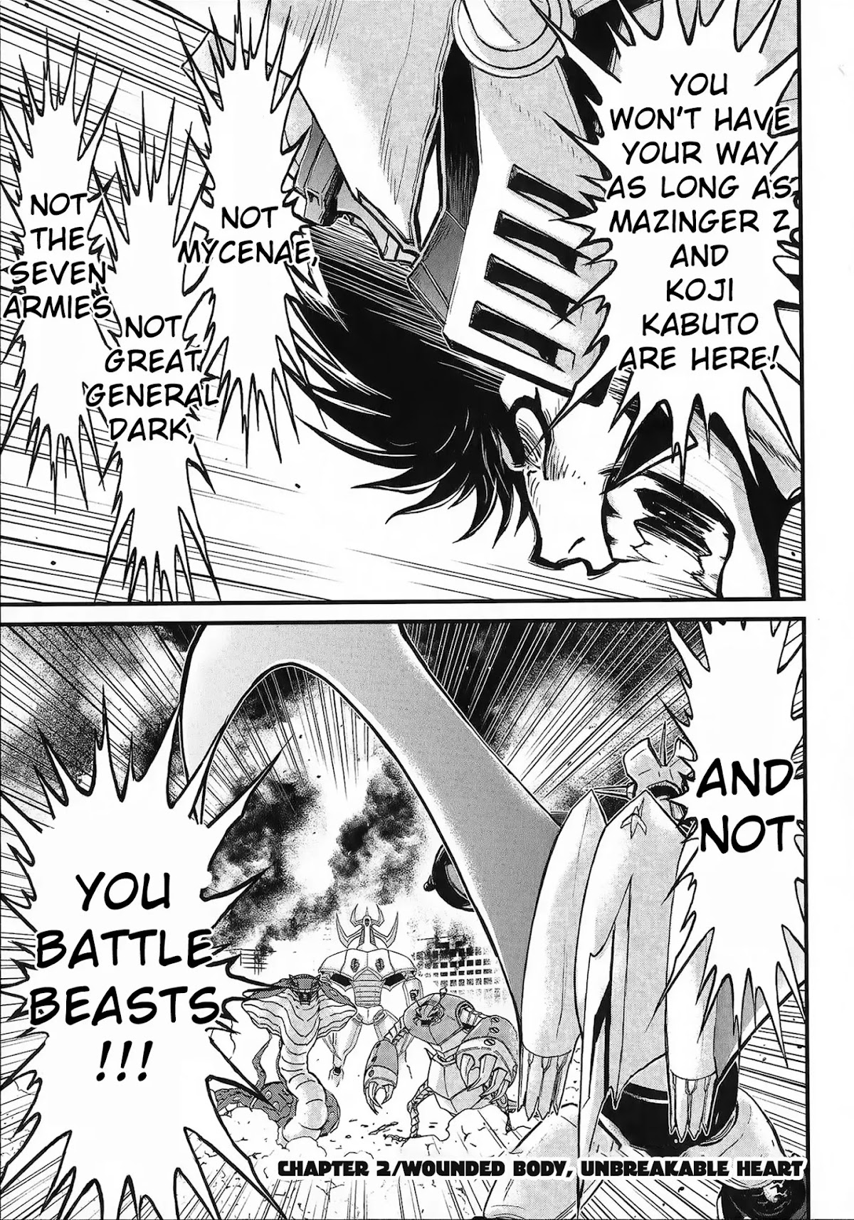 Shin Mazinger Zero vs Ankoku Daishougun Chapter 3 page 1 - Chapter 3