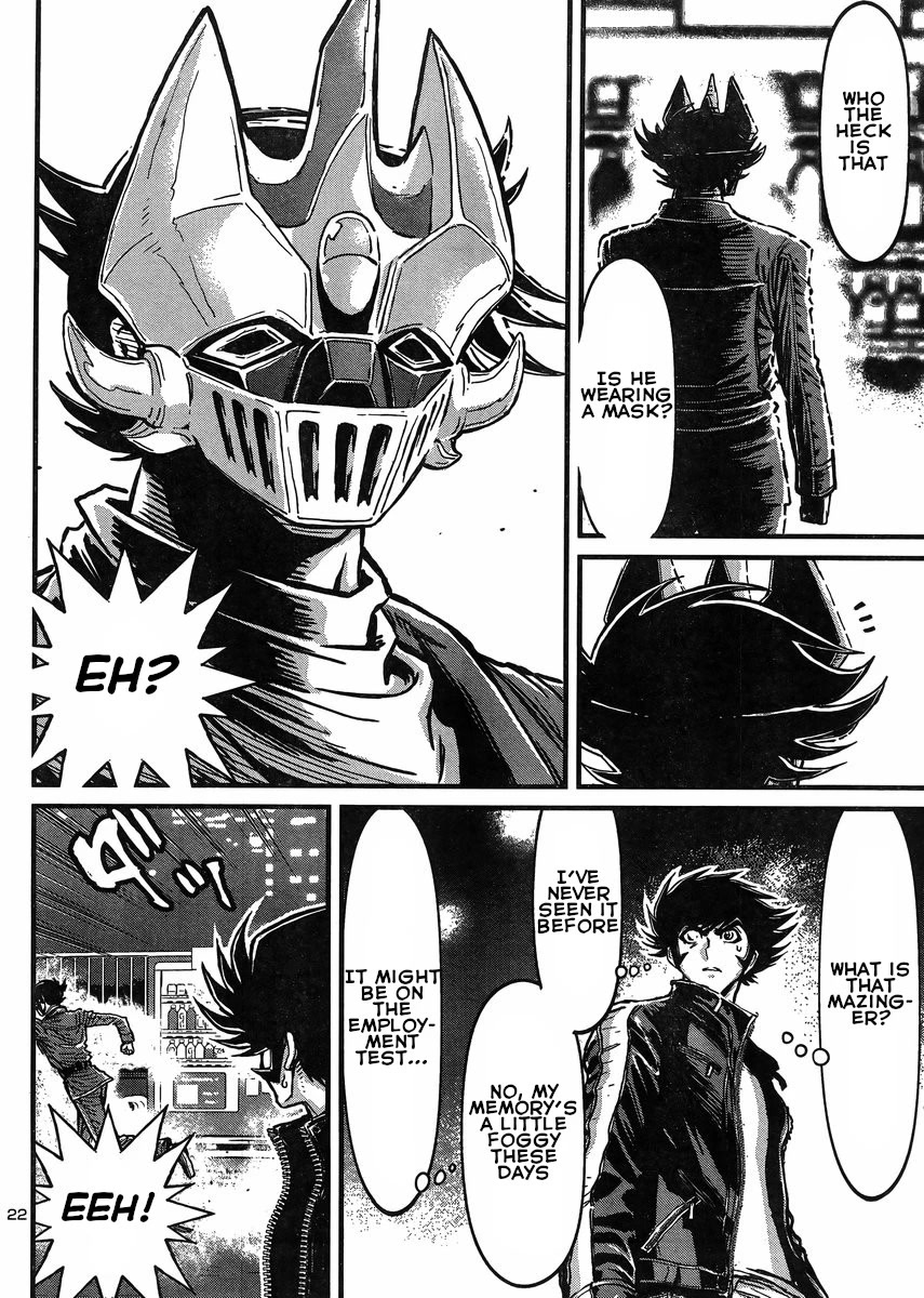 Shin Mazinger Zero vs Ankoku Daishougun Chapter 32 page 22 - Chapter 32