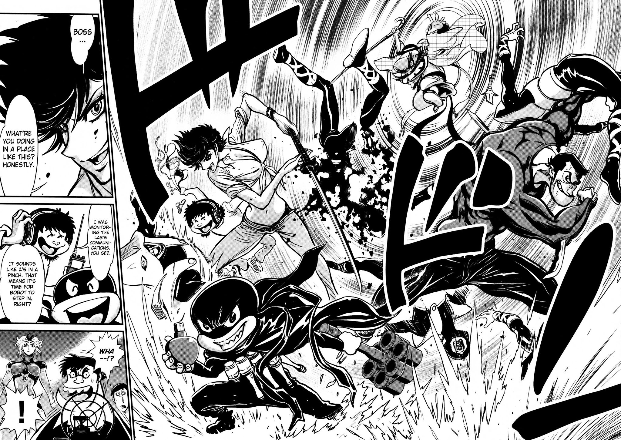 Shin Mazinger Zero Chapter 17.2 page 24 - Chapter 17 v2 : Fierce! The Iron Mask Army vs the Armed Citizens