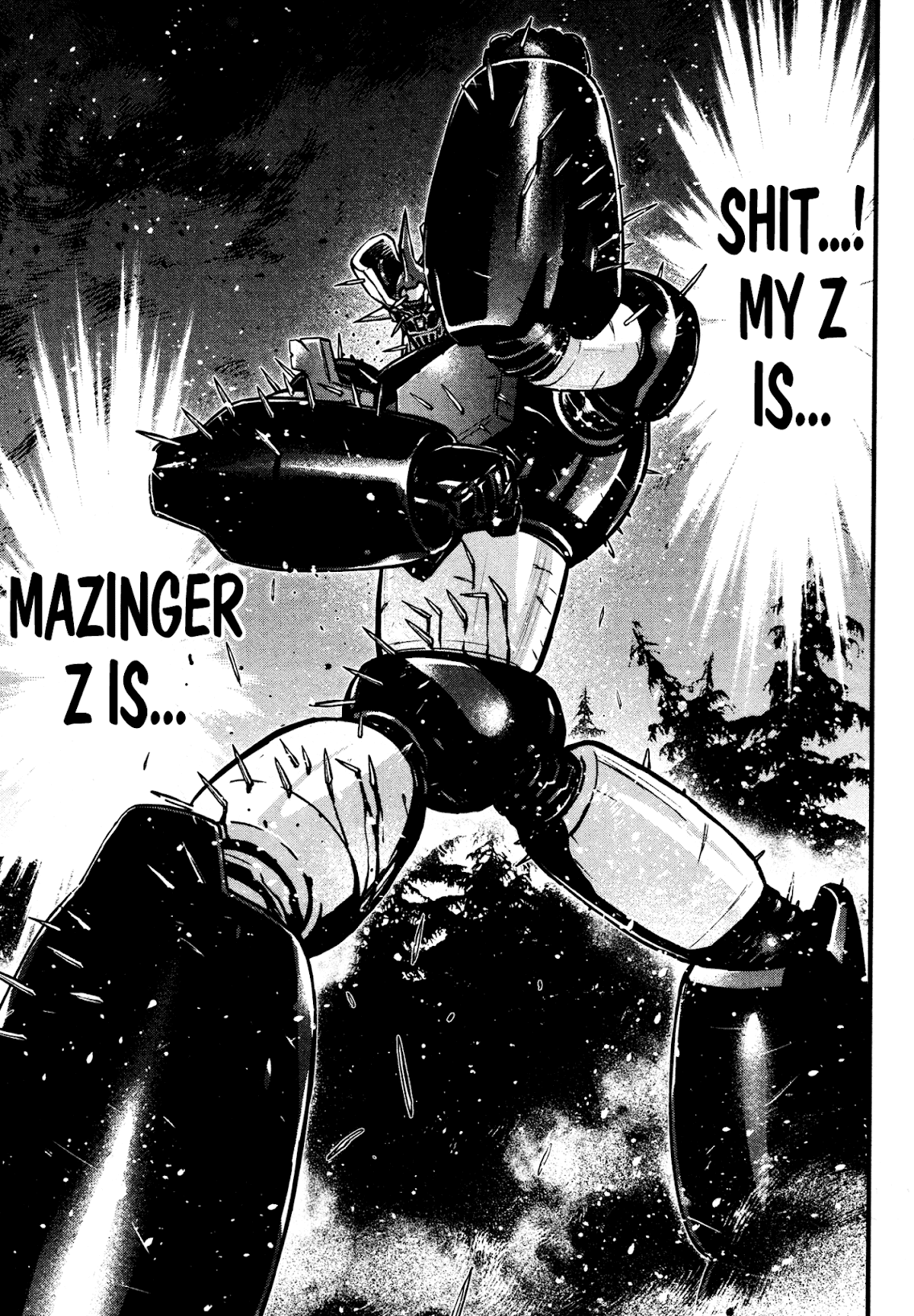 Shin Mazinger Zero Chapter 17.2 page 26 - Chapter 17 v2 : Fierce! The Iron Mask Army vs the Armed Citizens