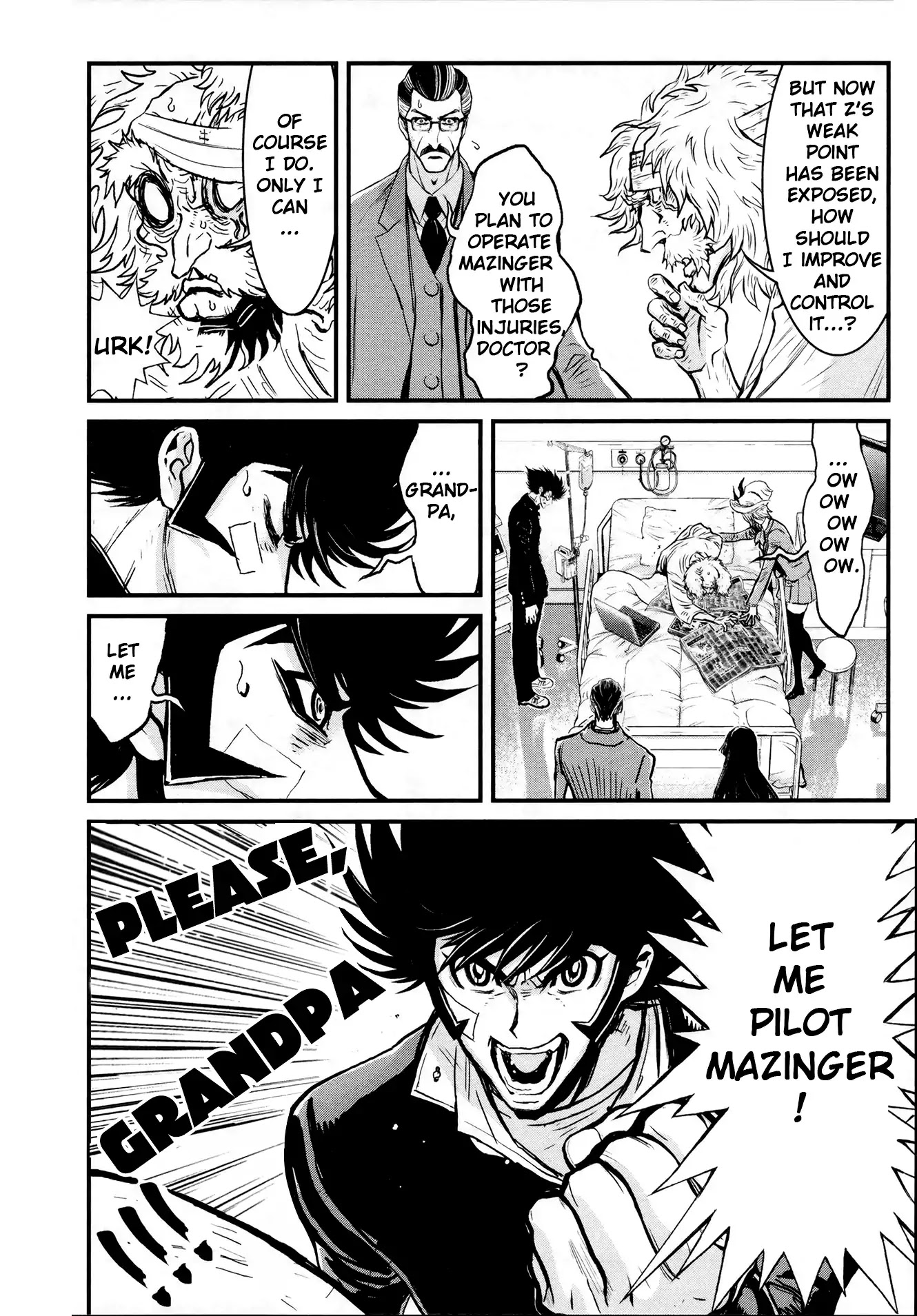 Shin Mazinger Zero Chapter 27 page 14 - Chapter 27: A Genius First Becomes a Grandfather