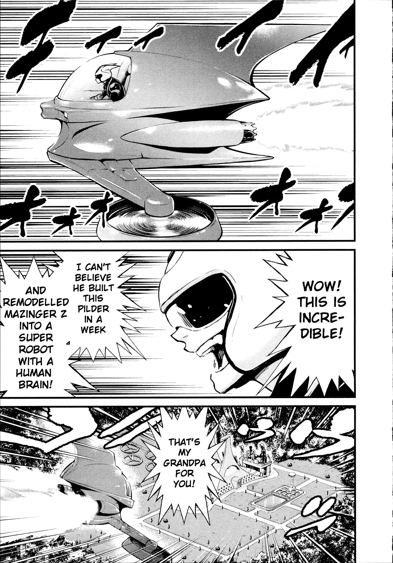 Shin Mazinger Zero Chapter 27 page 17 - Chapter 27: A Genius First Becomes a Grandfather