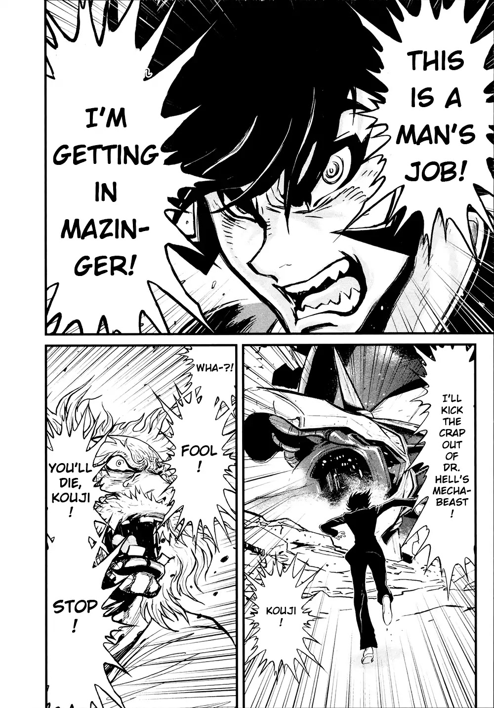 Shin Mazinger Zero Chapter 27 page 8 - Chapter 27: A Genius First Becomes a Grandfather