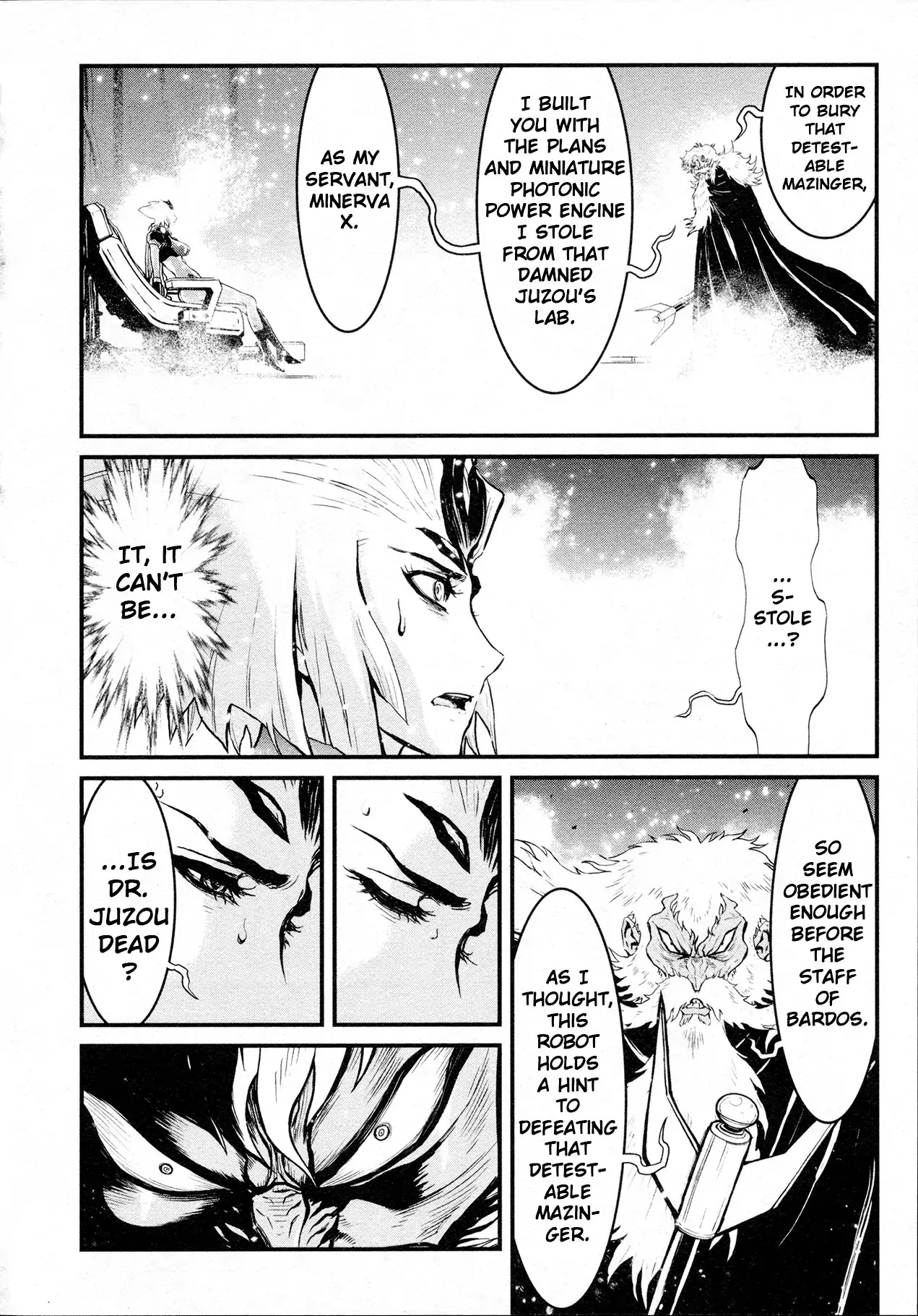 Shin Mazinger Zero Chapter 29 page 29 - Chapter 29: Minerva X in Despair