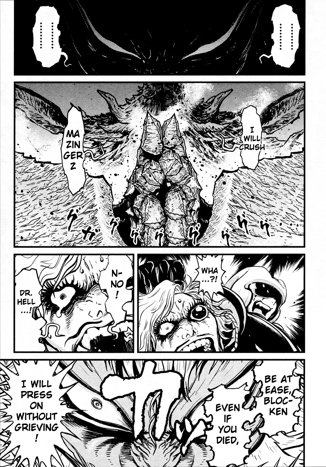 Shin Mazinger Zero Chapter 33 page 8 - Chapter 33: I Could Hear My Friend's Voice Then