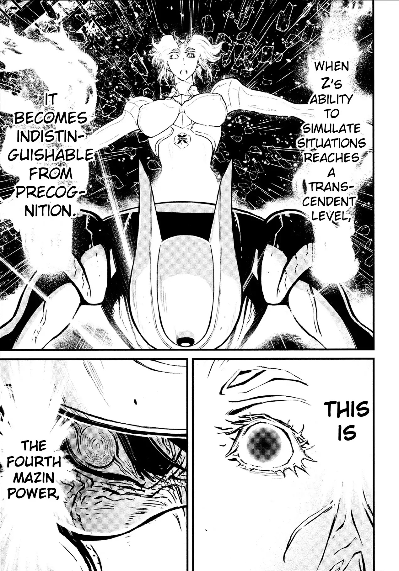 Shin Mazinger Zero Chapter 35 page 21 - Chapter 35: The Devil's Super Evolution Slices Through The Storm of Flames
