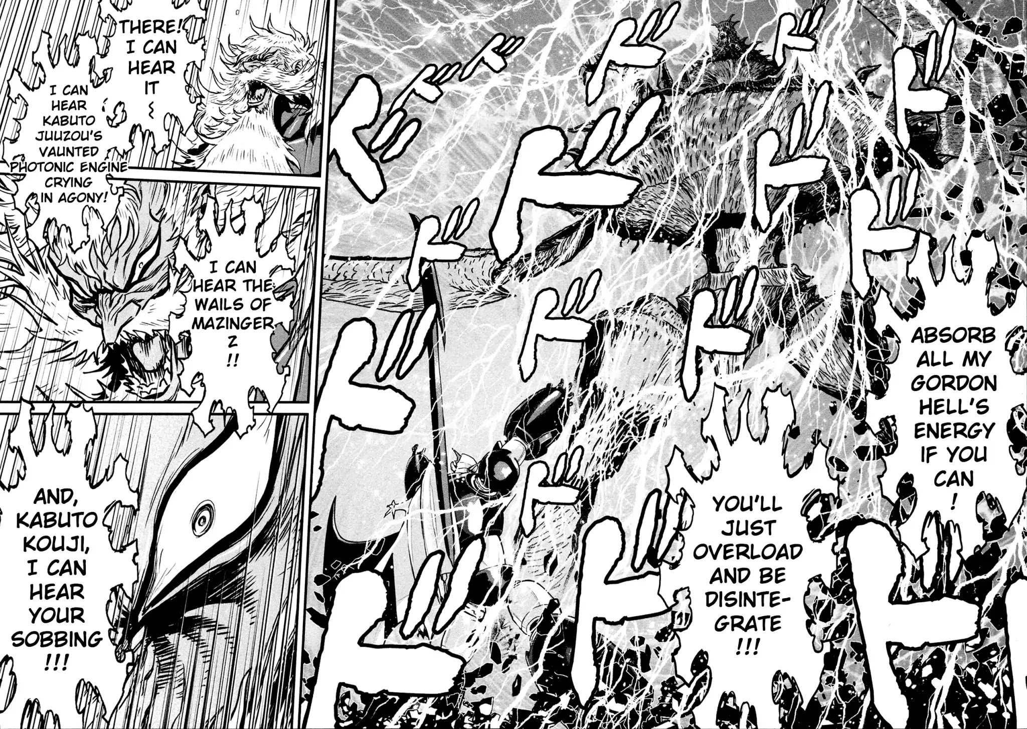 Shin Mazinger Zero Chapter 35 page 3 - Chapter 35: The Devil's Super Evolution Slices Through The Storm of Flames