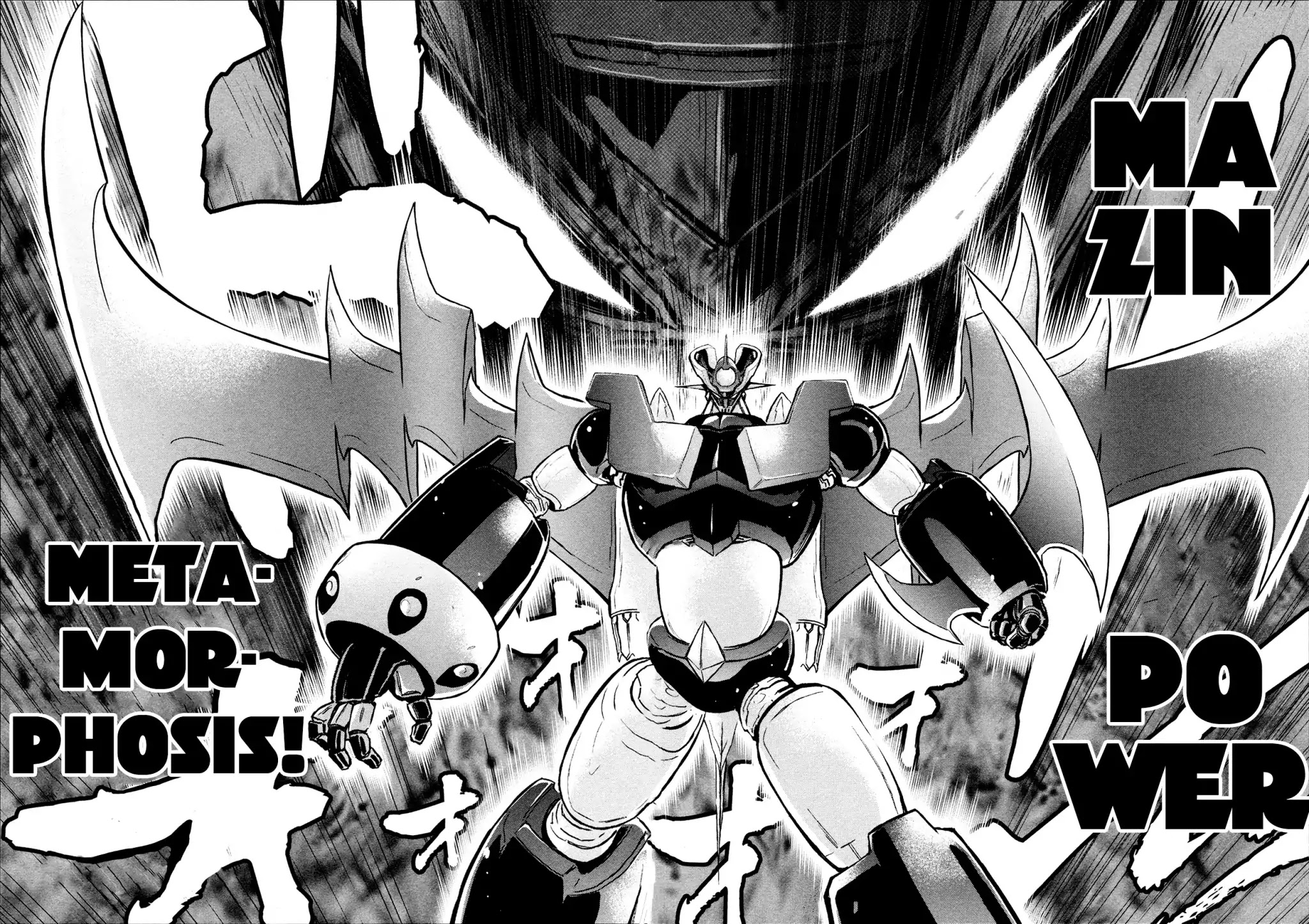 Shin Mazinger Zero Chapter 35 page 33 - Chapter 35: The Devil's Super Evolution Slices Through The Storm of Flames