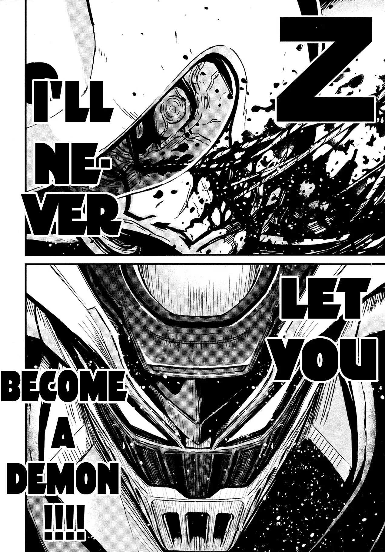 Shin Mazinger Zero Chapter 35 page 39 - Chapter 35: The Devil's Super Evolution Slices Through The Storm of Flames