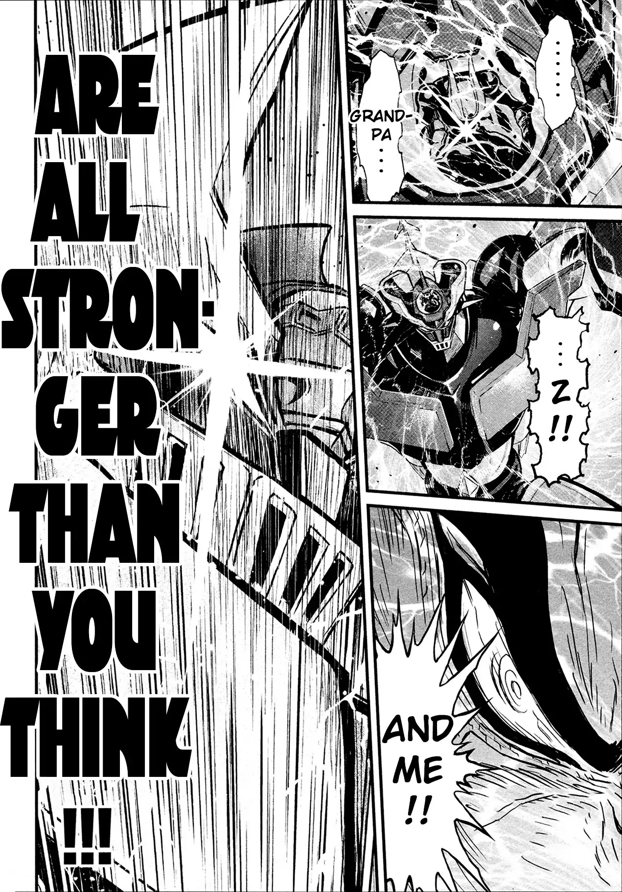 Shin Mazinger Zero Chapter 35 page 4 - Chapter 35: The Devil's Super Evolution Slices Through The Storm of Flames