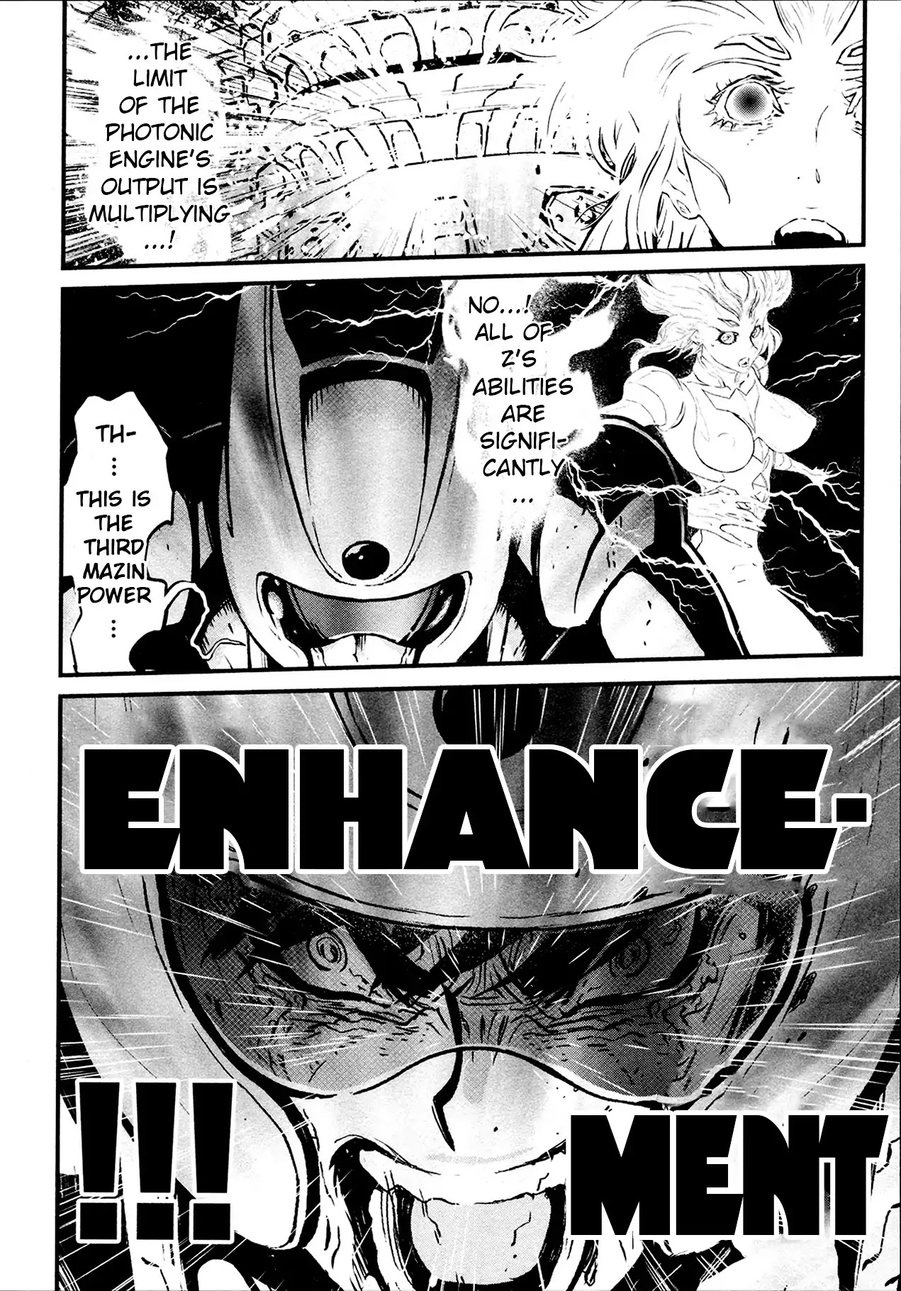 Shin Mazinger Zero Chapter 35 page 8 - Chapter 35: The Devil's Super Evolution Slices Through The Storm of Flames