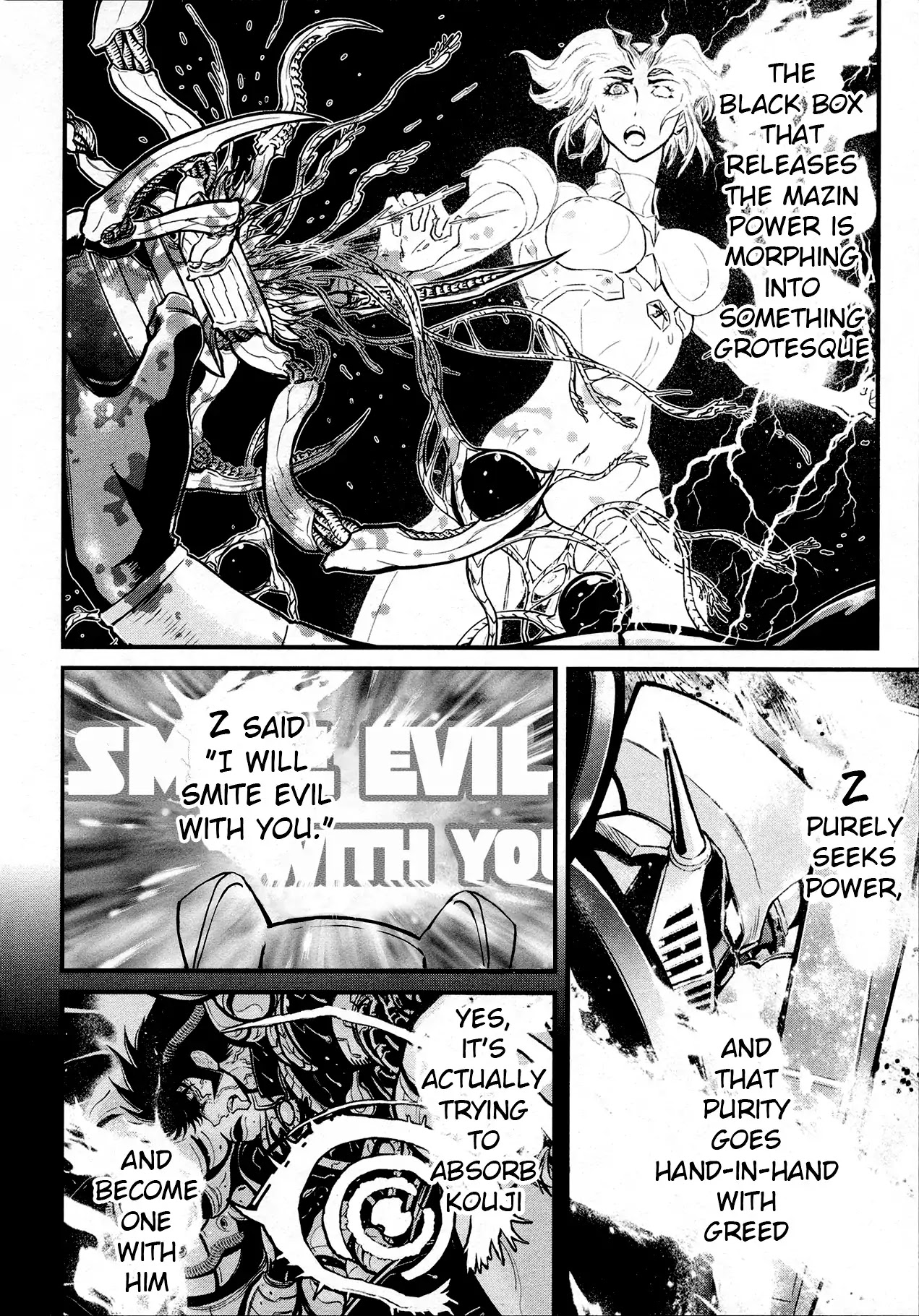 Shin Mazinger Zero Chapter 36 page 2 - Chapter 36: An Explosive New Punch Signals a Counterattack!