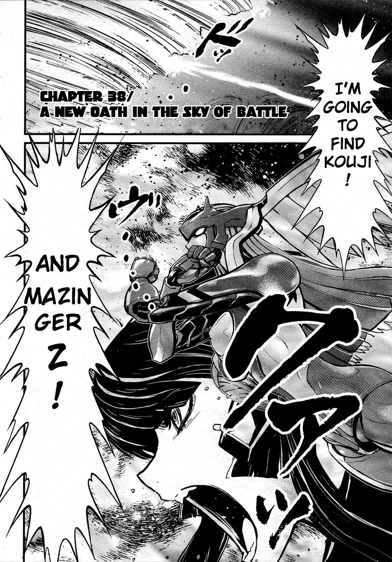 Shin Mazinger Zero Chapter 38 page 2 - Chapter 38: A New Oath in the Sky of Battle