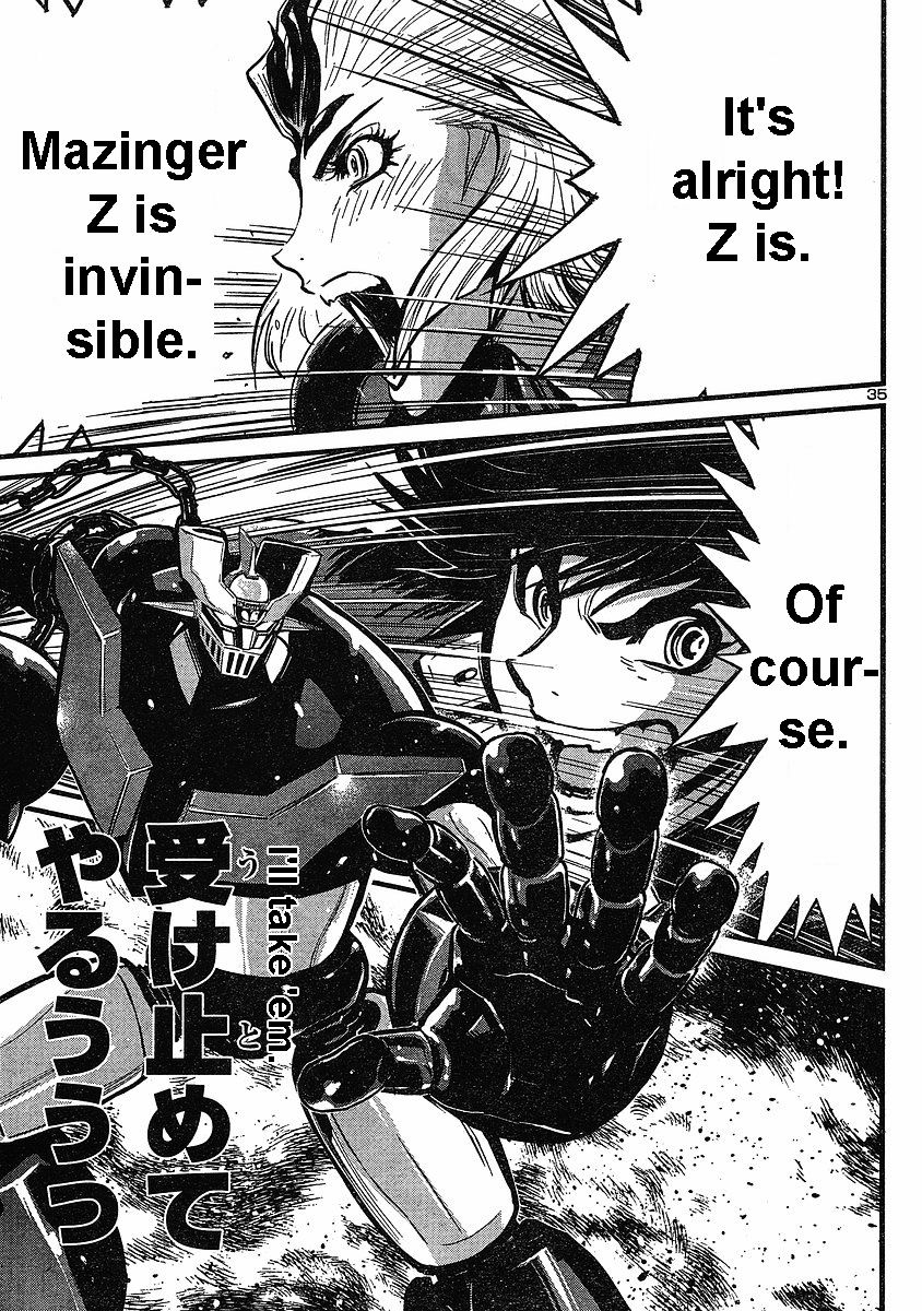 Shin Mazinger Zero Chapter 6 page 34 - Chapter 6 : Pleasant Feeling! Pilder On!!