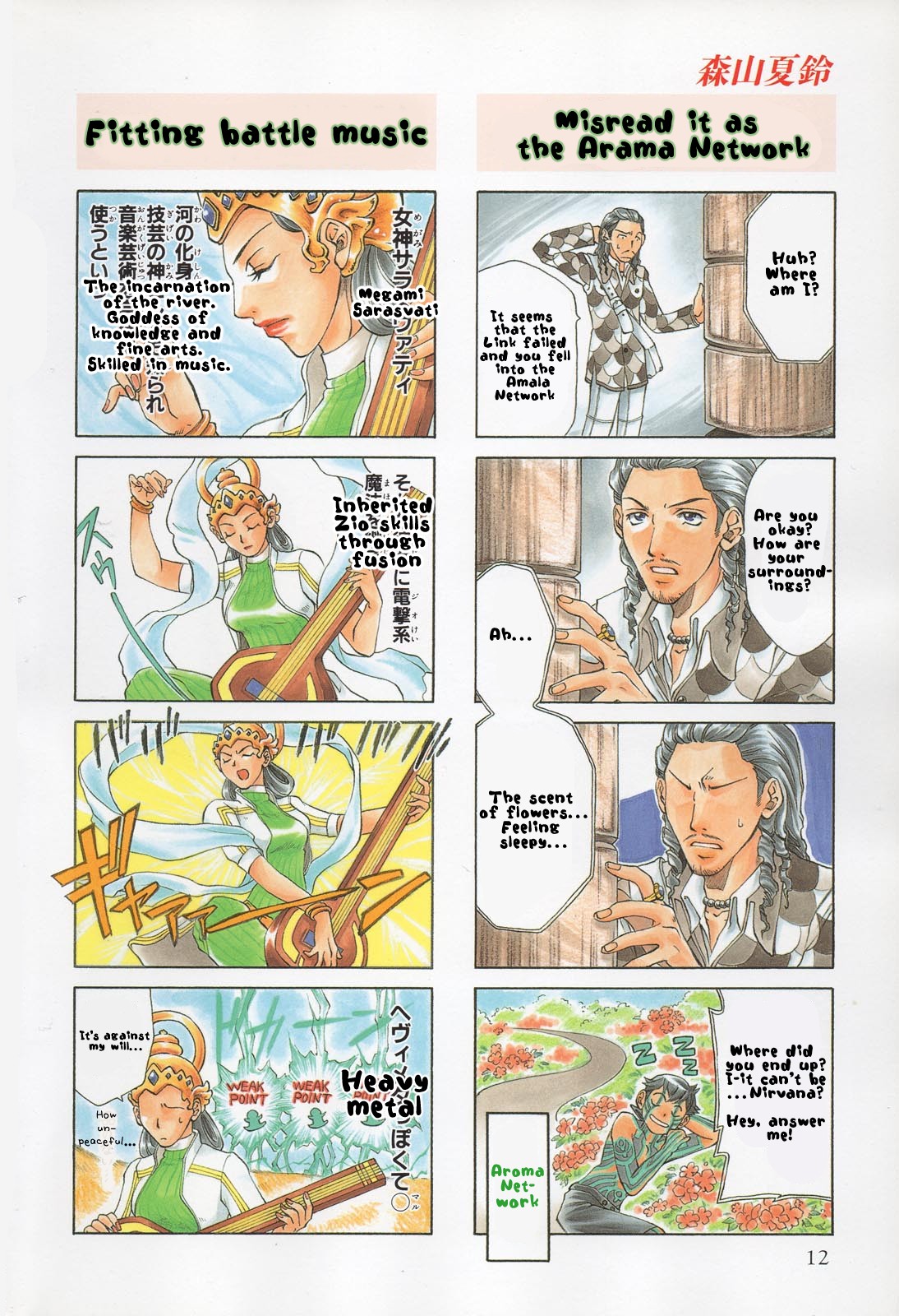 Shin Megami Tensei III - Nocturne 4-Koma Gag Battle Chapter 1 page 7 - Chapter 1: Part 1