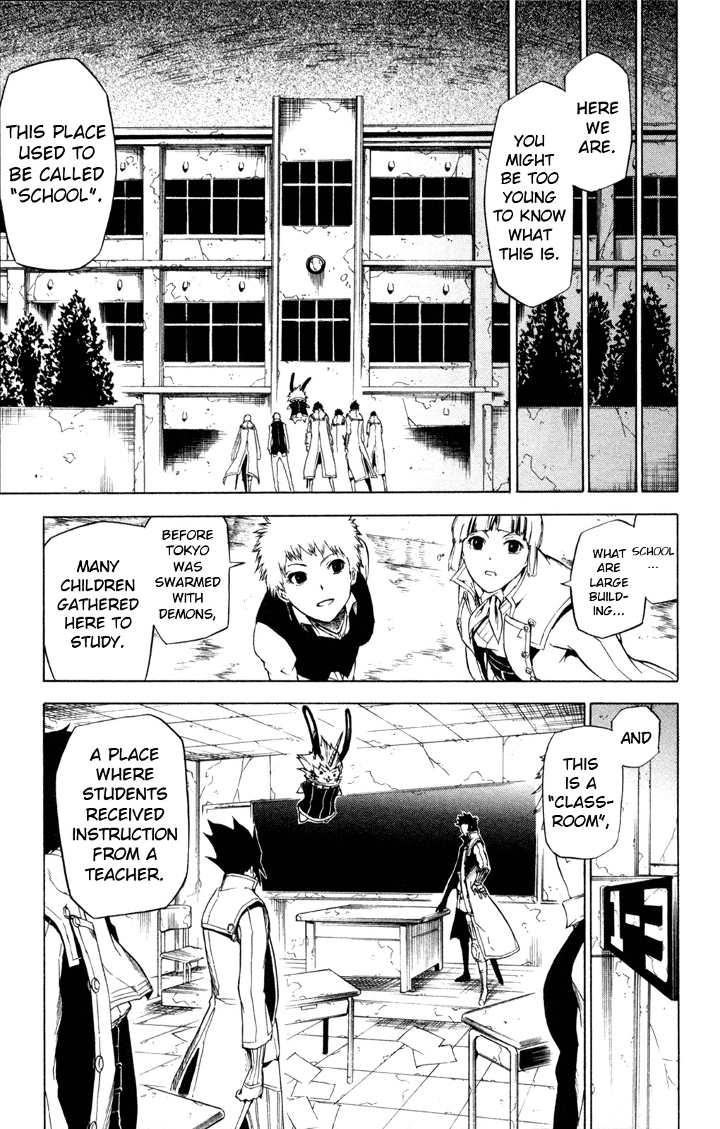 Shin Megami Tensei IV - Prayers Chapter 7 page 9 - Chapter 7: School & Keepsake