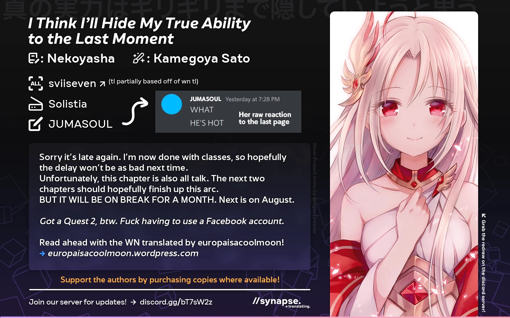 Shin no Jitsuryoku wa Girigiri Made Kakushite Iyou to Omou Chapter 19 page 28 - Chapter 19: I Really Just Want to Cry