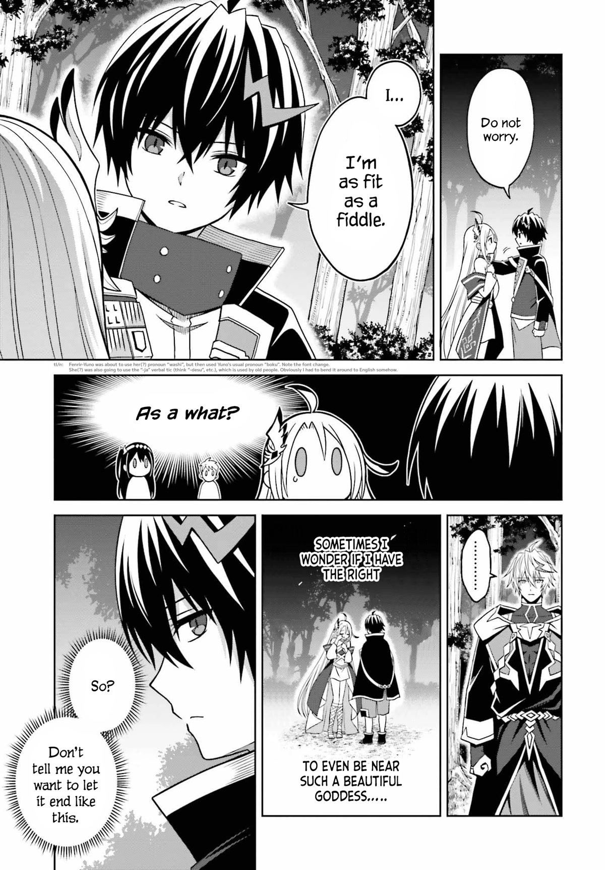 Shin no Jitsuryoku wa Girigiri Made Kakushite Iyou to Omou Chapter 22 page 9 - Chapter 22: I'm Sorry, Kami-sama