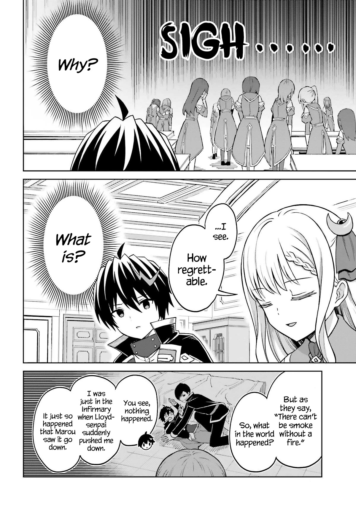 Shin no Jitsuryoku wa Girigiri Made Kakushite Iyou to Omou Chapter 26 page 12 - Chapter 26: The Moon's Classroom