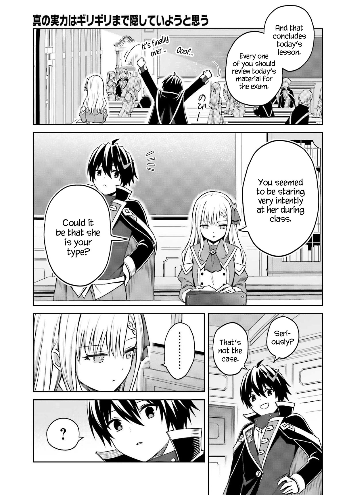 Shin no Jitsuryoku wa Girigiri Made Kakushite Iyou to Omou Chapter 26 page 28 - Chapter 26: The Moon's Classroom