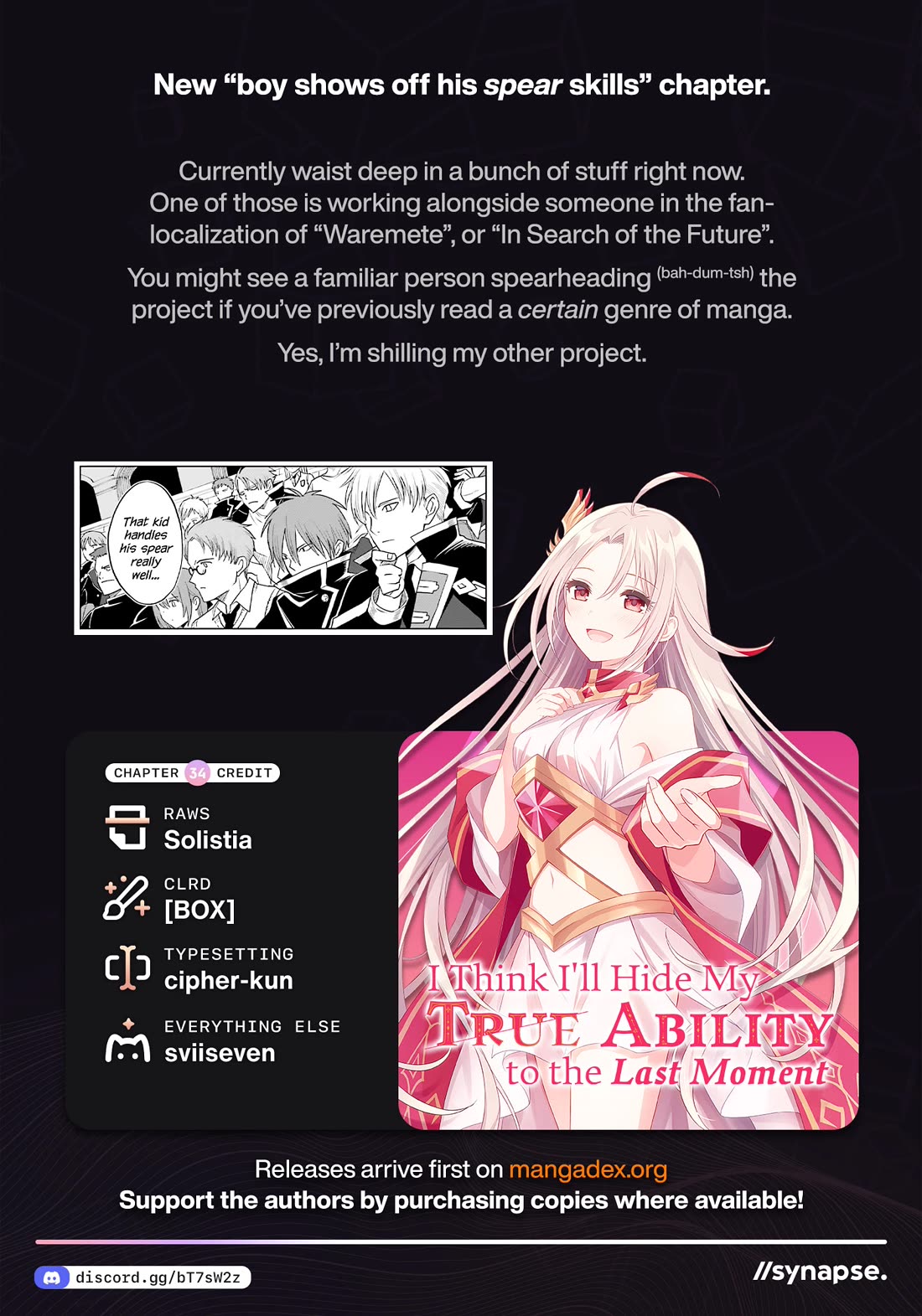 Shin no Jitsuryoku wa Girigiri Made Kakushite Iyou to Omou Chapter 34 page 31 - Chapter 34: Measuring Power