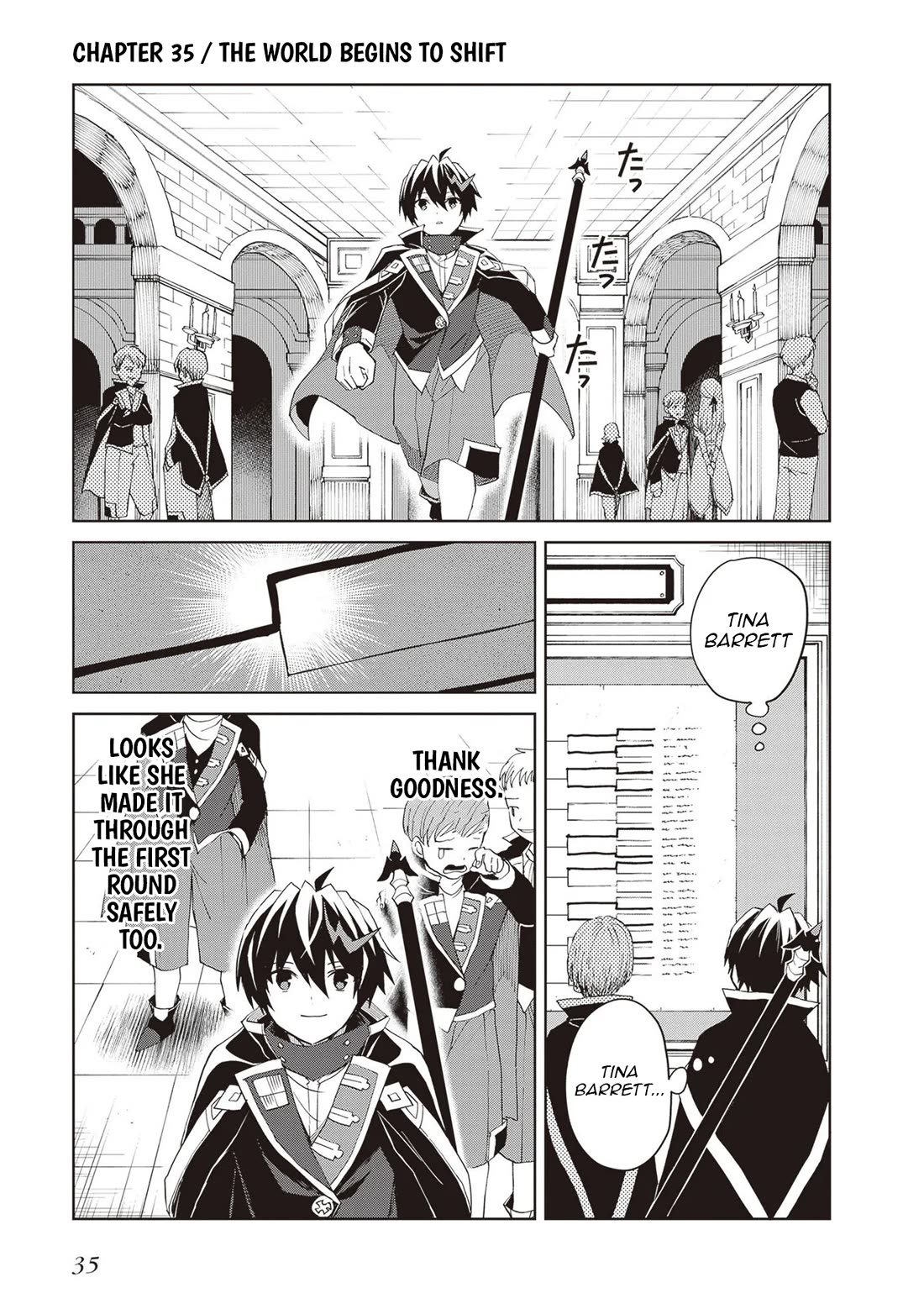 Shin no Jitsuryoku wa Girigiri Made Kakushite Iyou to Omou Chapter 35 page 1 - Chapter 35