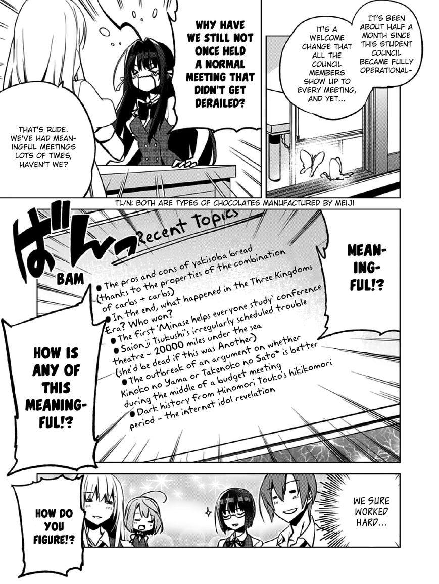 Shin Seitokai no Ichizon Chapter 13 page 1 - Chapter 13 : The Chattering Student Council