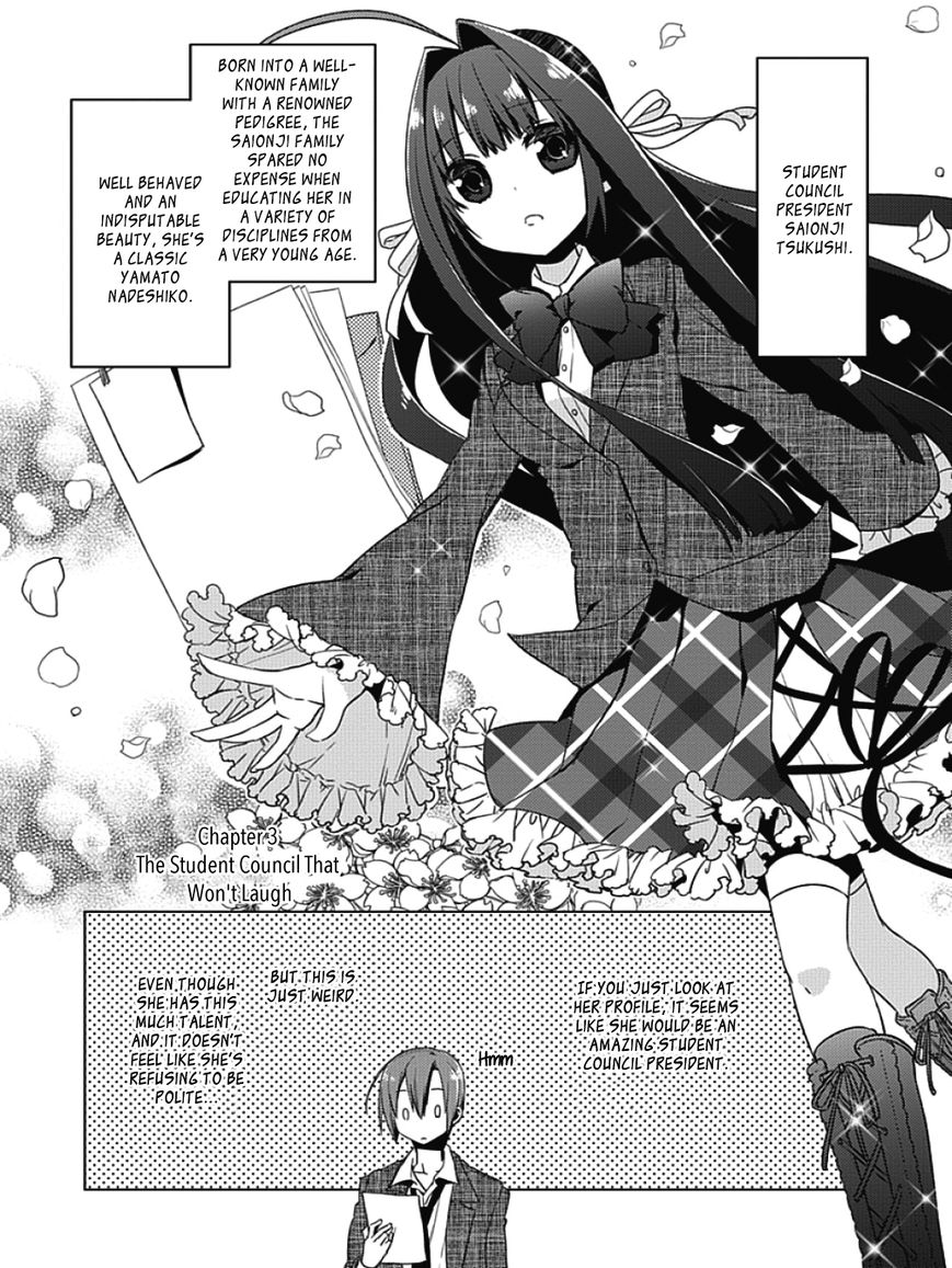 Shin Seitokai no Ichizon Chapter 3 page 2 - Chapter 3 : The Student Council That Won't Laugh