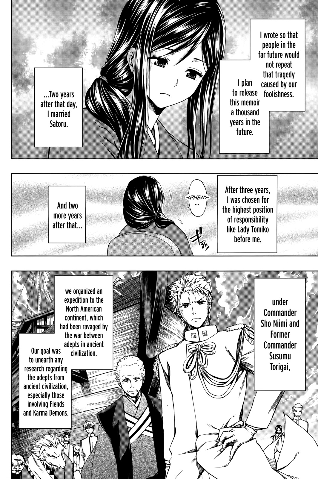 Shin Sekai yori Chapter 27 page 2 - Chapter 27: The Bonfire Burning in the Darkness