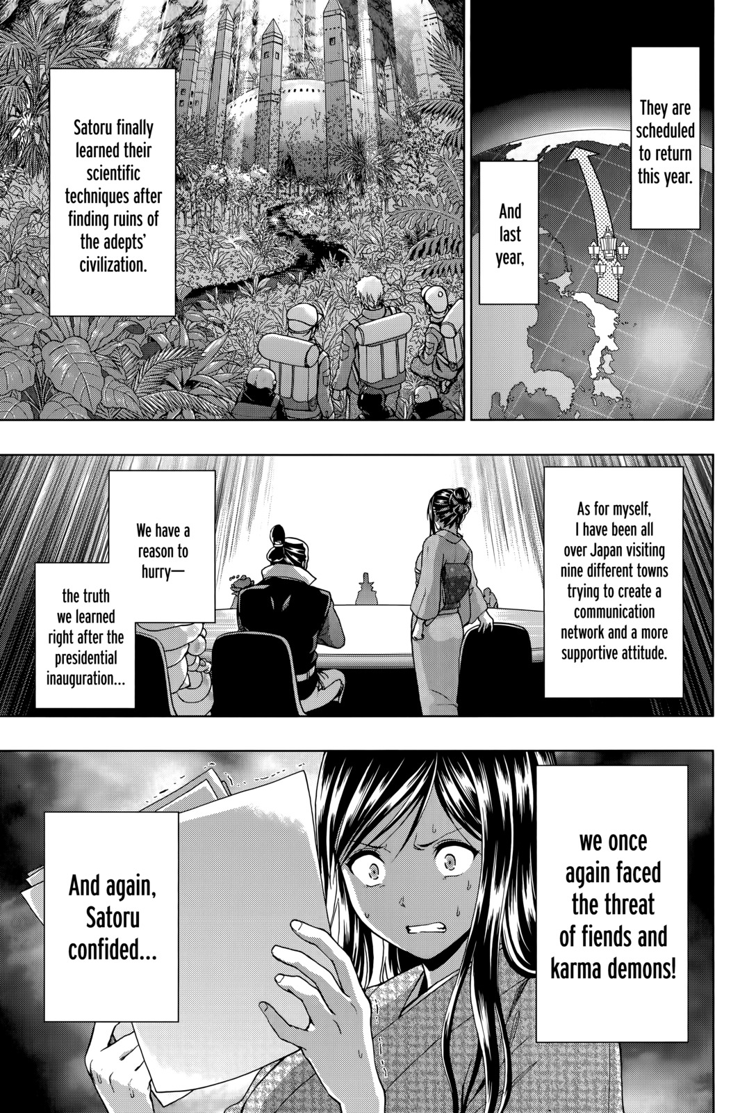 Shin Sekai yori Chapter 27 page 3 - Chapter 27: The Bonfire Burning in the Darkness