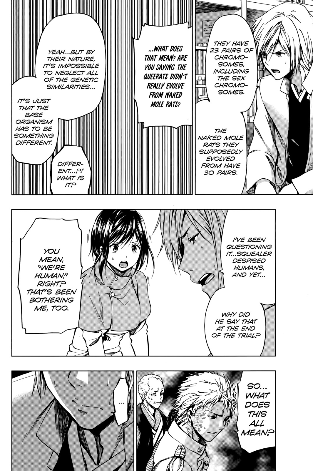 Shin Sekai yori Chapter 27 page 35 - Chapter 27: The Bonfire Burning in the Darkness