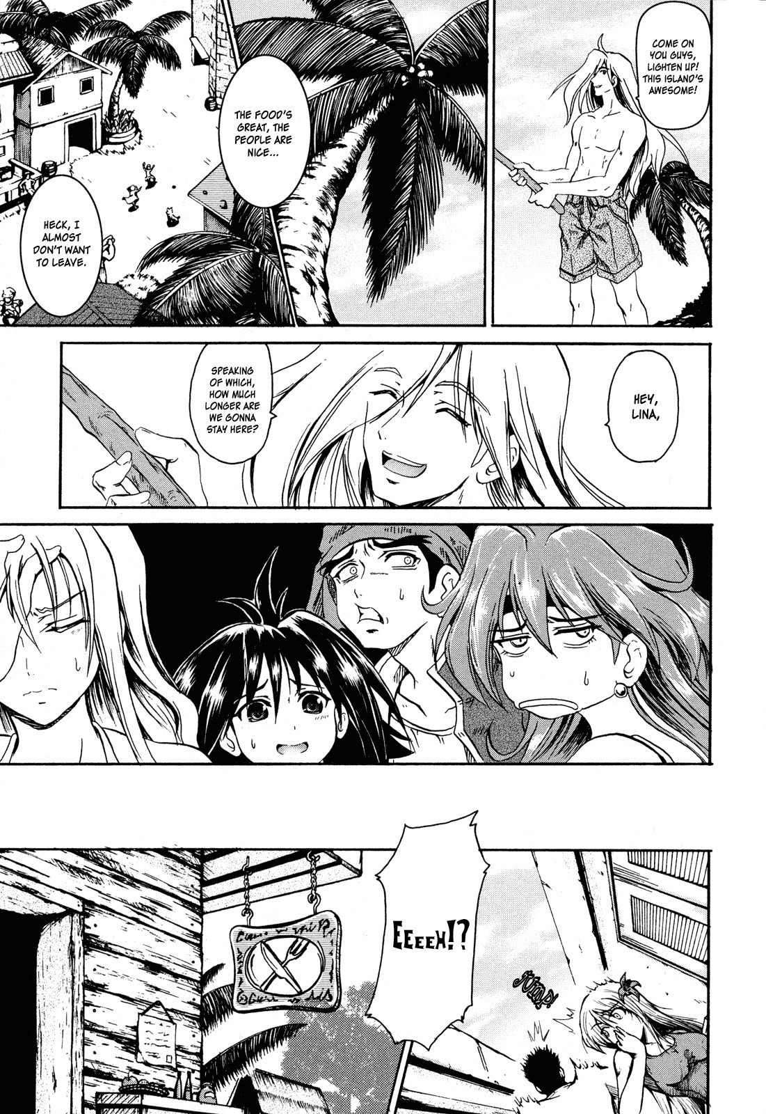 Shin Slayers: Falces no Sunadokei Chapter 1 page 13 - Chapter 1: Vacation! An Island Invitation
